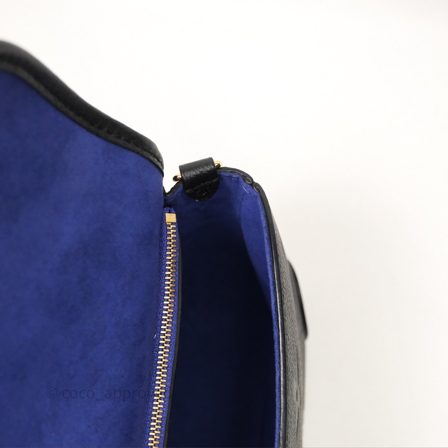 Louis Vuitton Diane Black Monogram Empreinte Leather