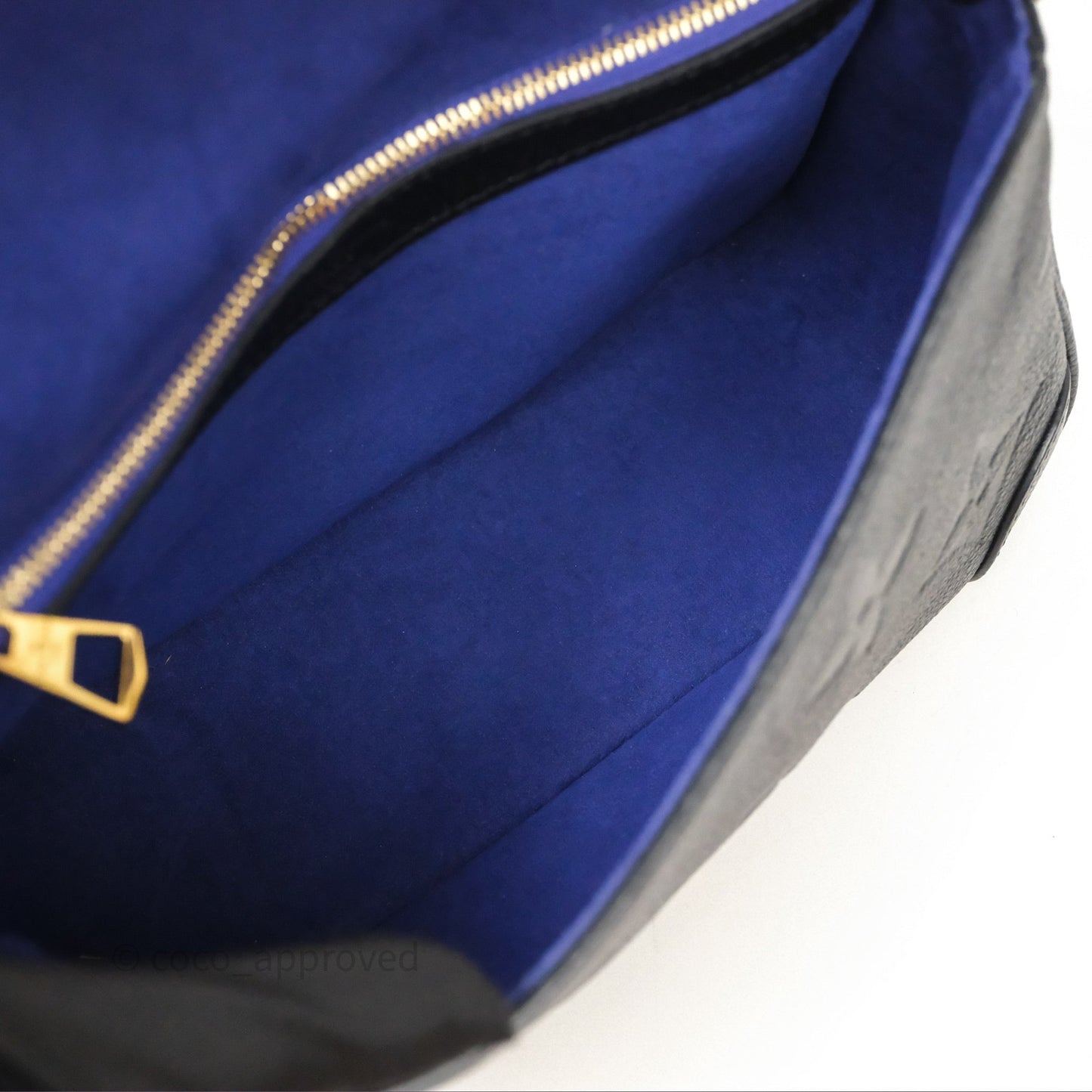 Louis Vuitton Diane Black Monogram Empreinte Leather