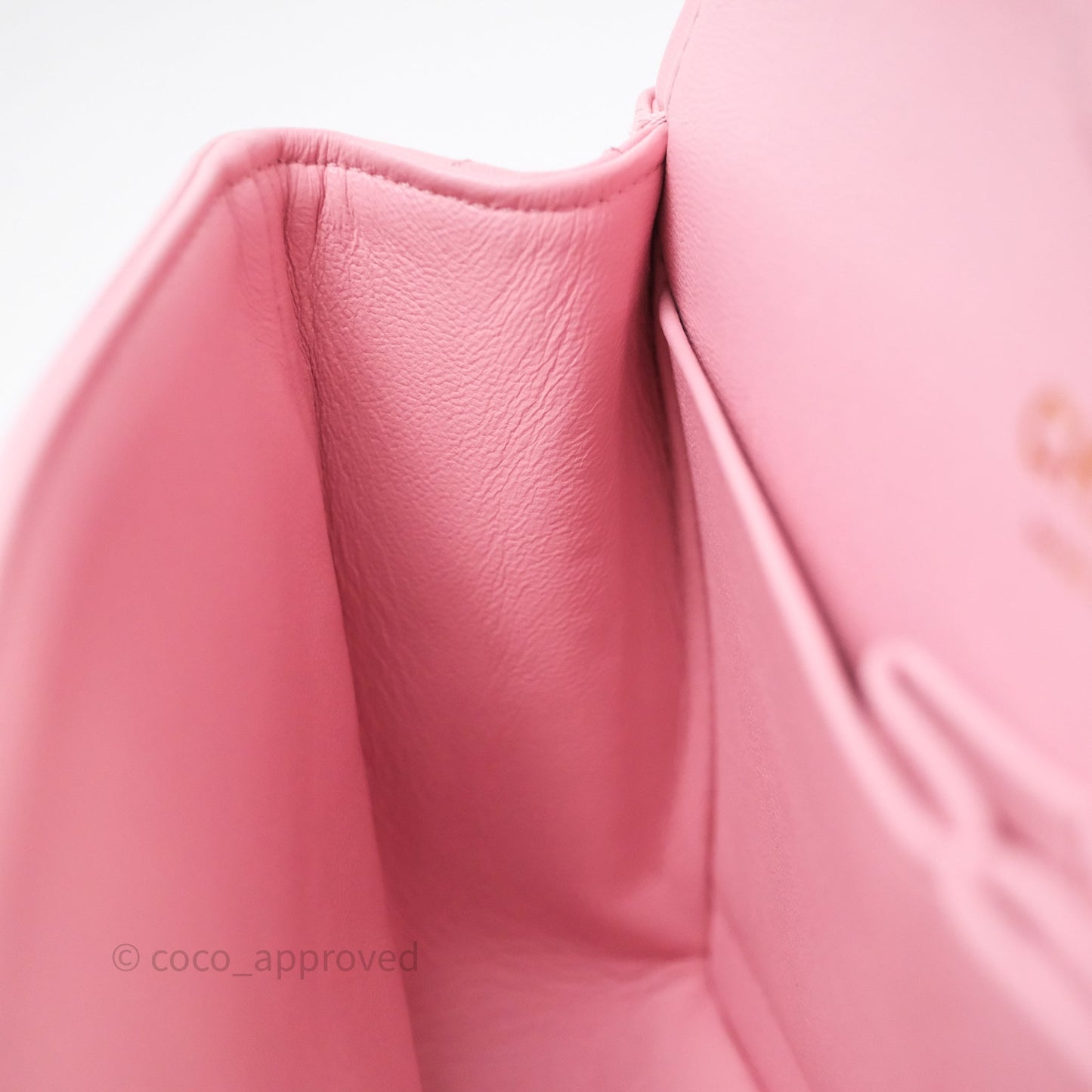 Chanel Small Classic Quilted Flap Pink Lambskin Gold Hardware