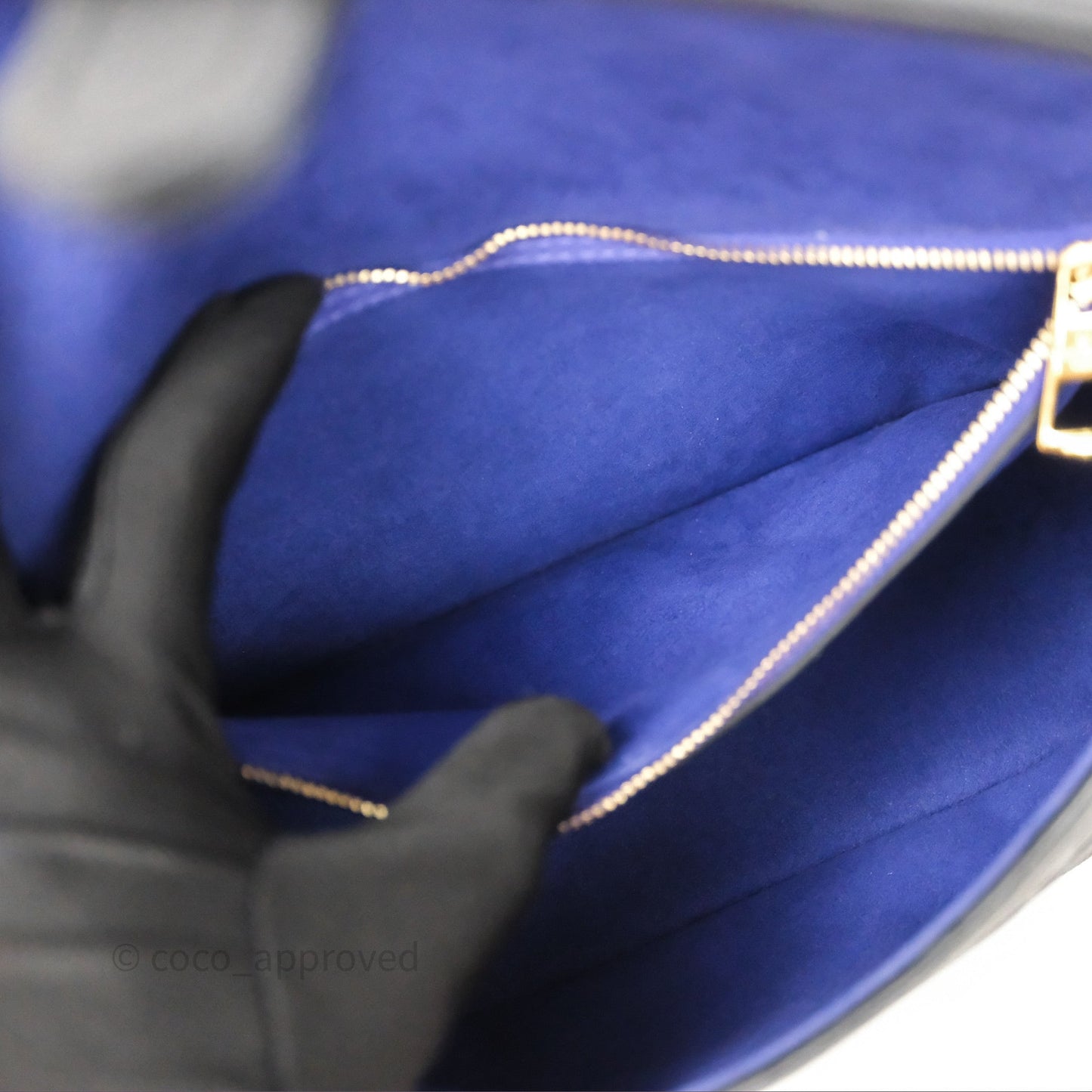 Louis Vuitton Diane Black Monogram Empreinte Leather