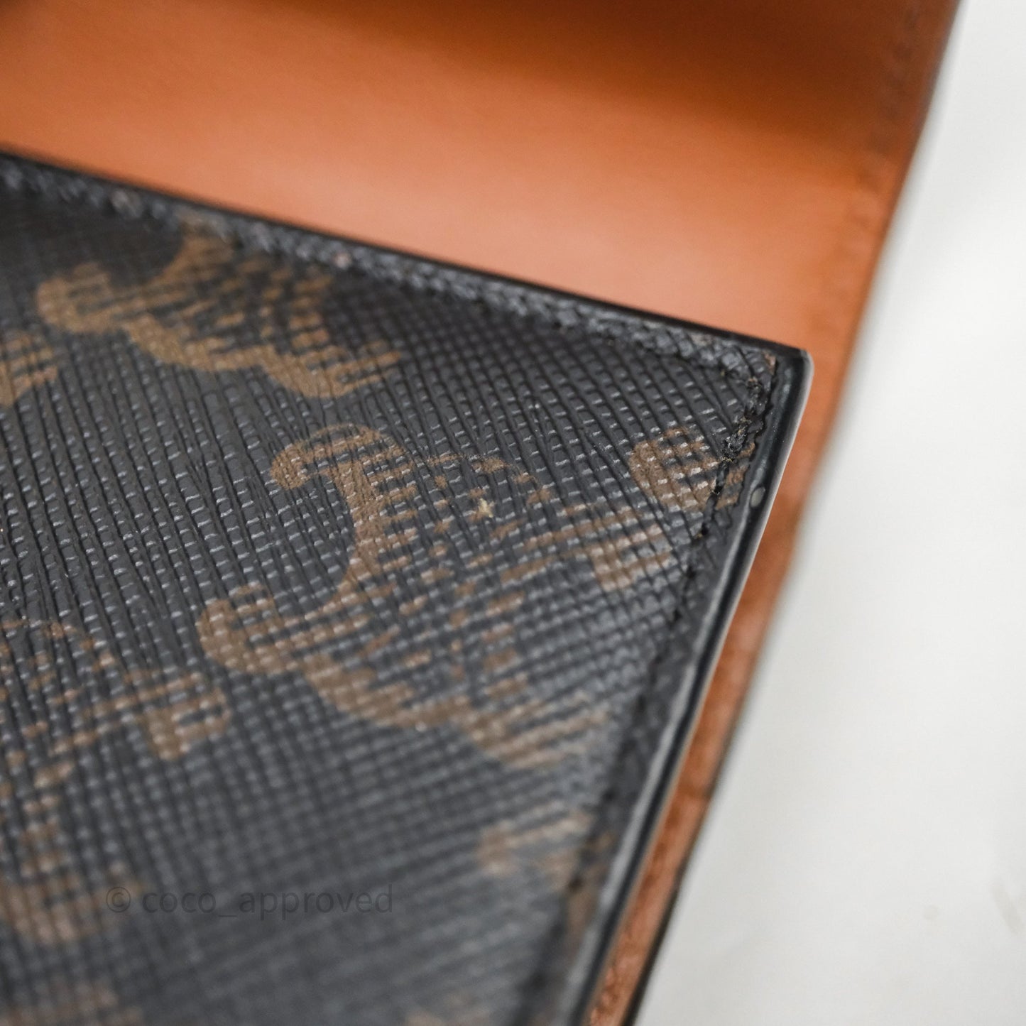 Celine Wallet In Triomphe Canvas Tan