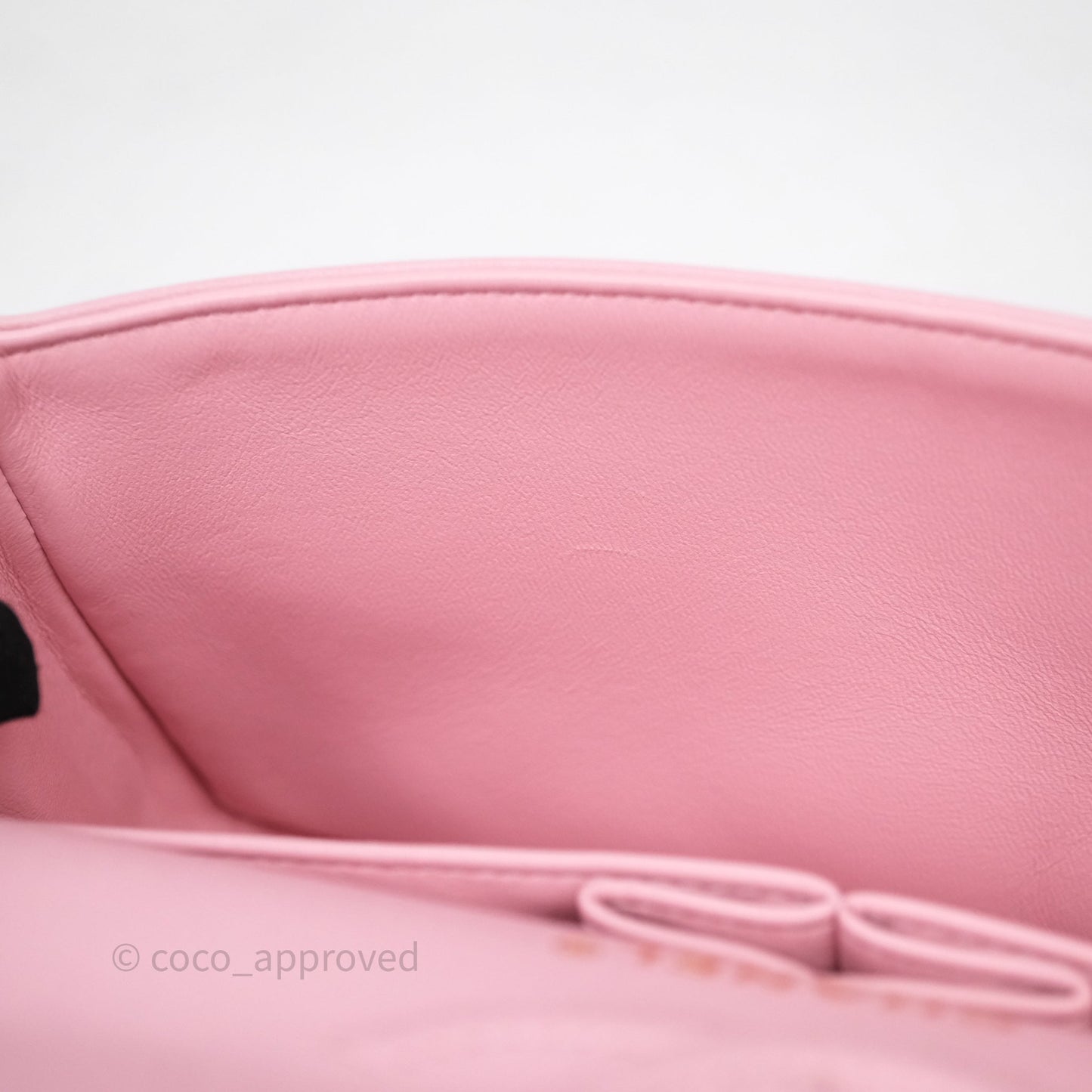 Chanel Small Classic Quilted Flap Pink Lambskin Gold Hardware