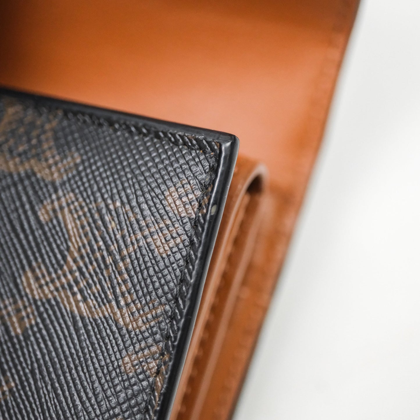 Celine Wallet In Triomphe Canvas Tan