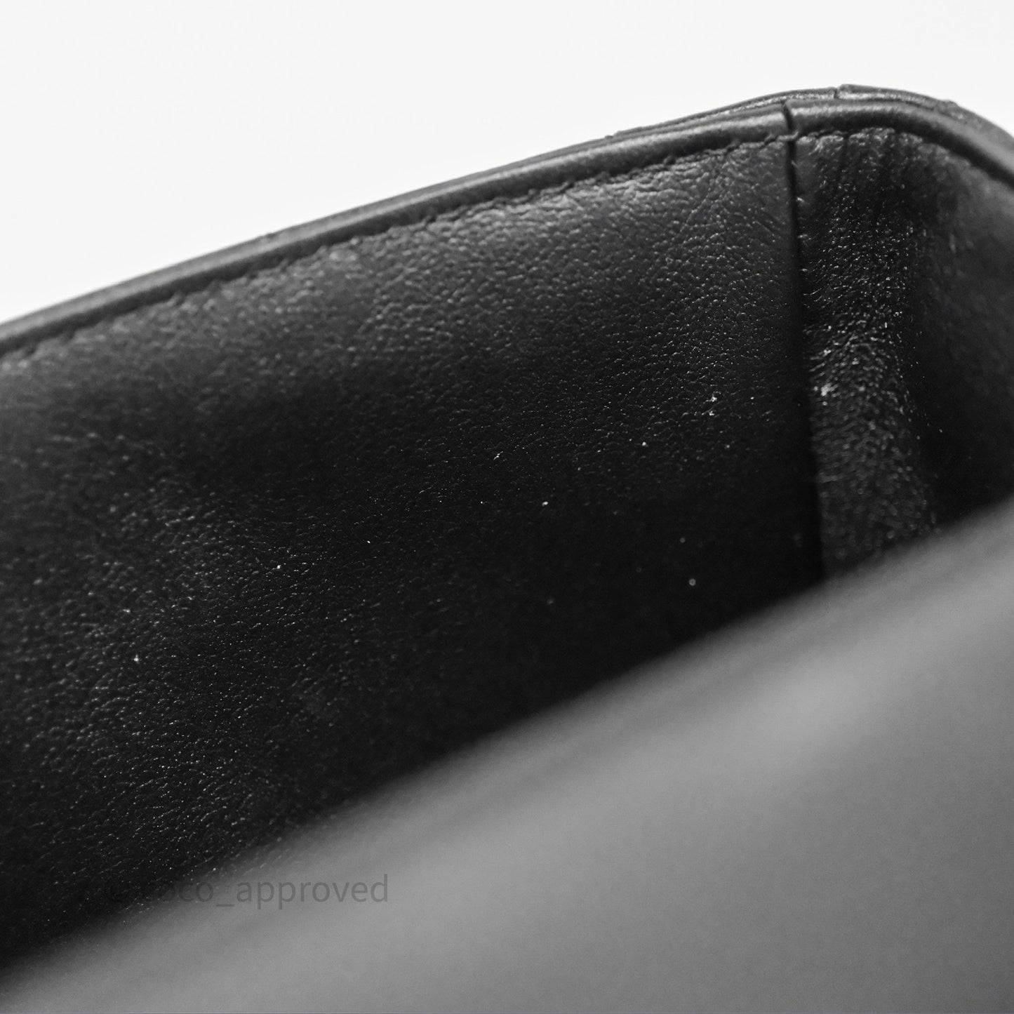 Chanel Top Handle Mini Rectangular Flap Bag Black Lambskin Aged Gold Hardware