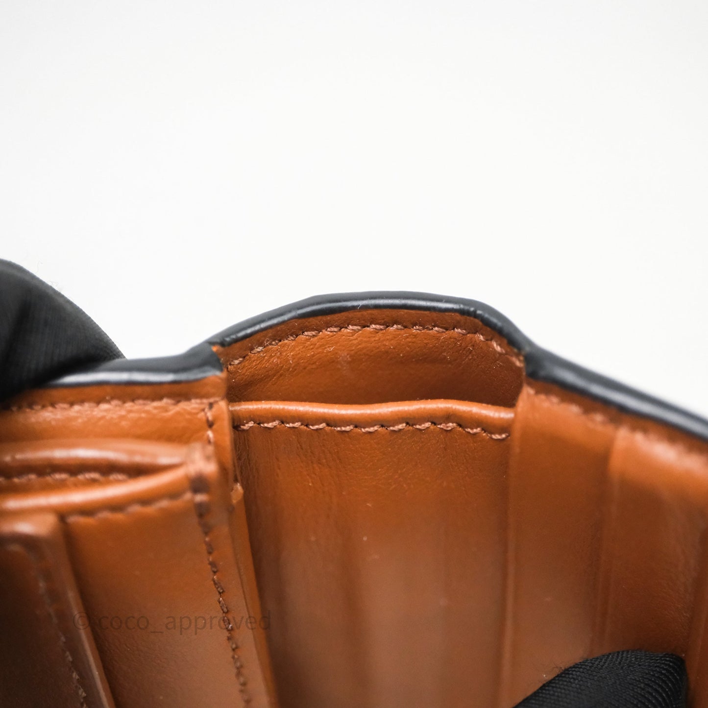 Celine Wallet In Triomphe Canvas Tan
