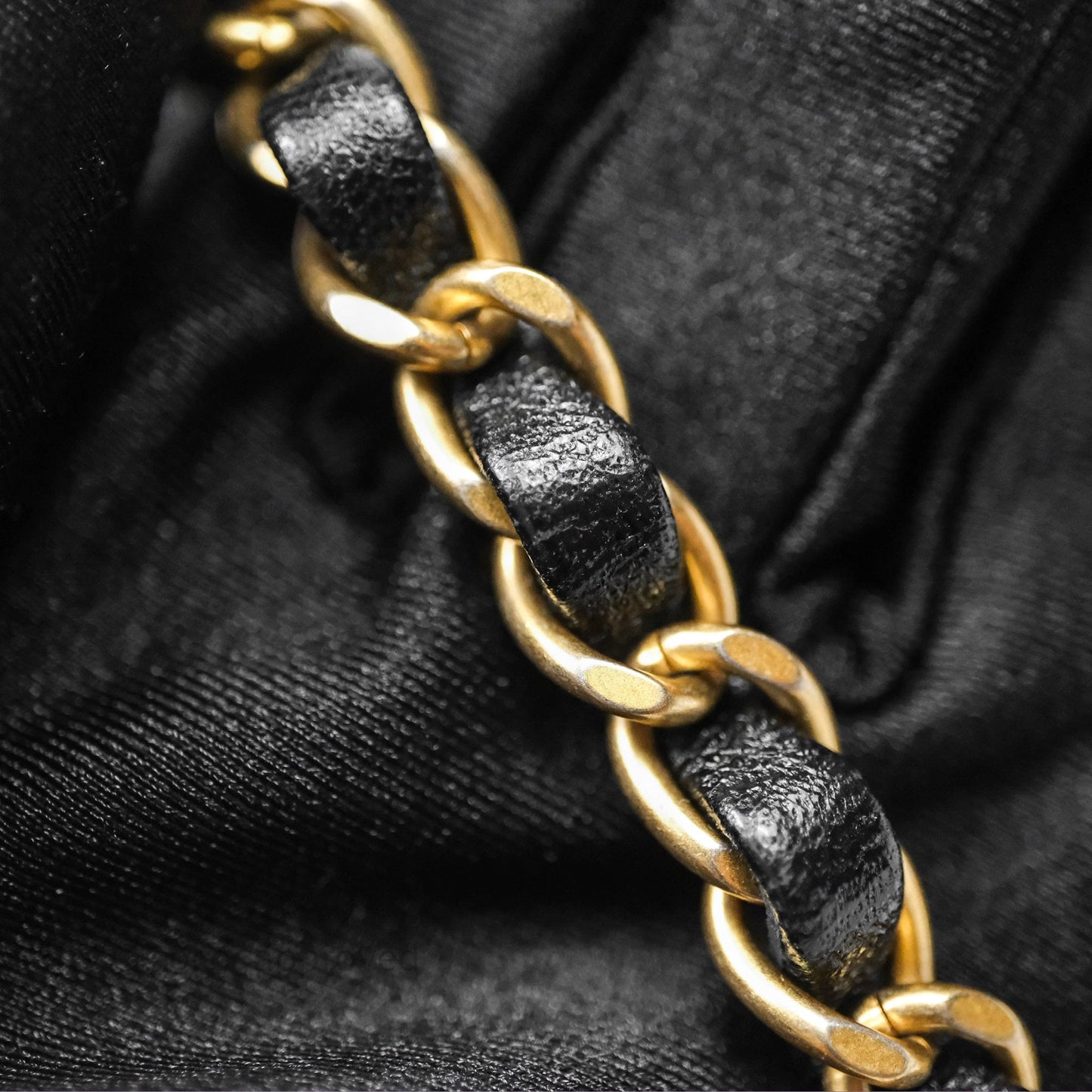 Chanel Top Handle Mini Rectangular Flap Bag Black Lambskin Aged Gold Hardware