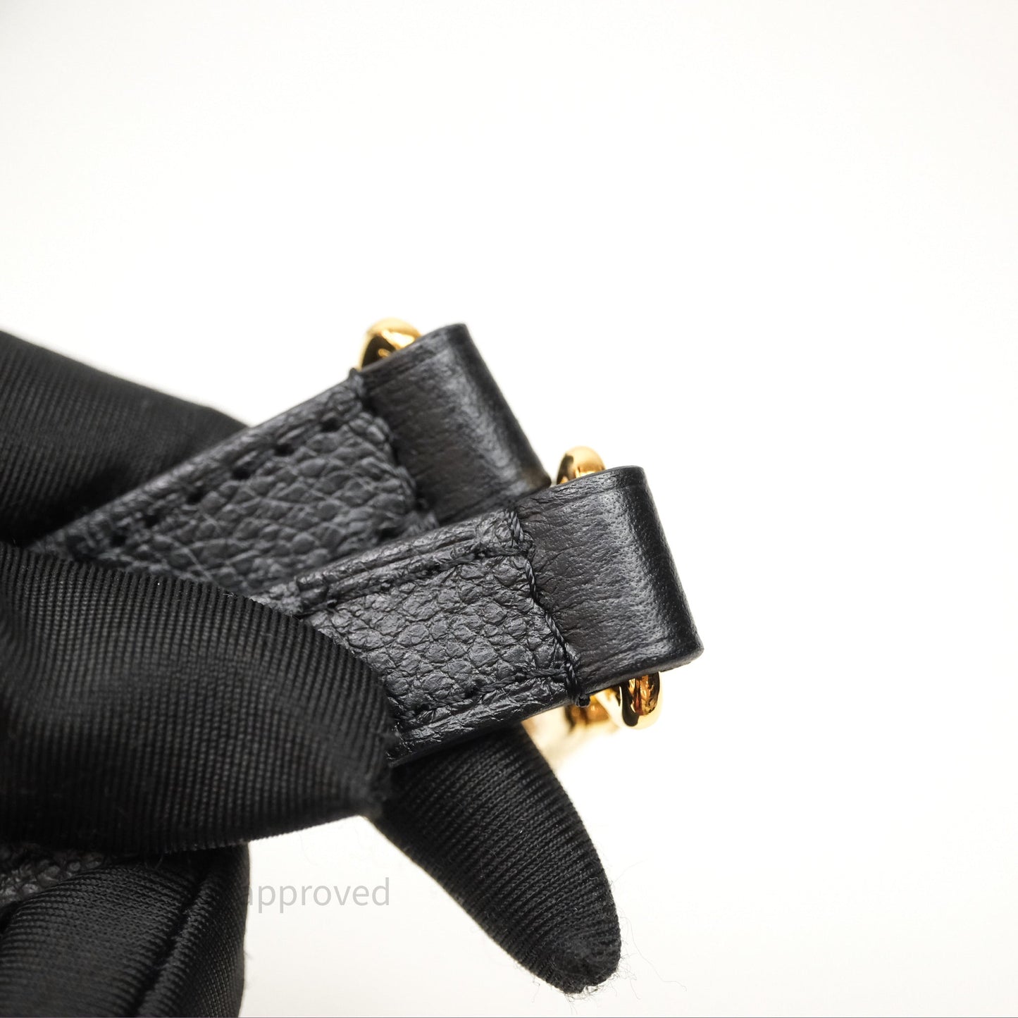Louis Vuitton Diane Black Monogram Empreinte Leather