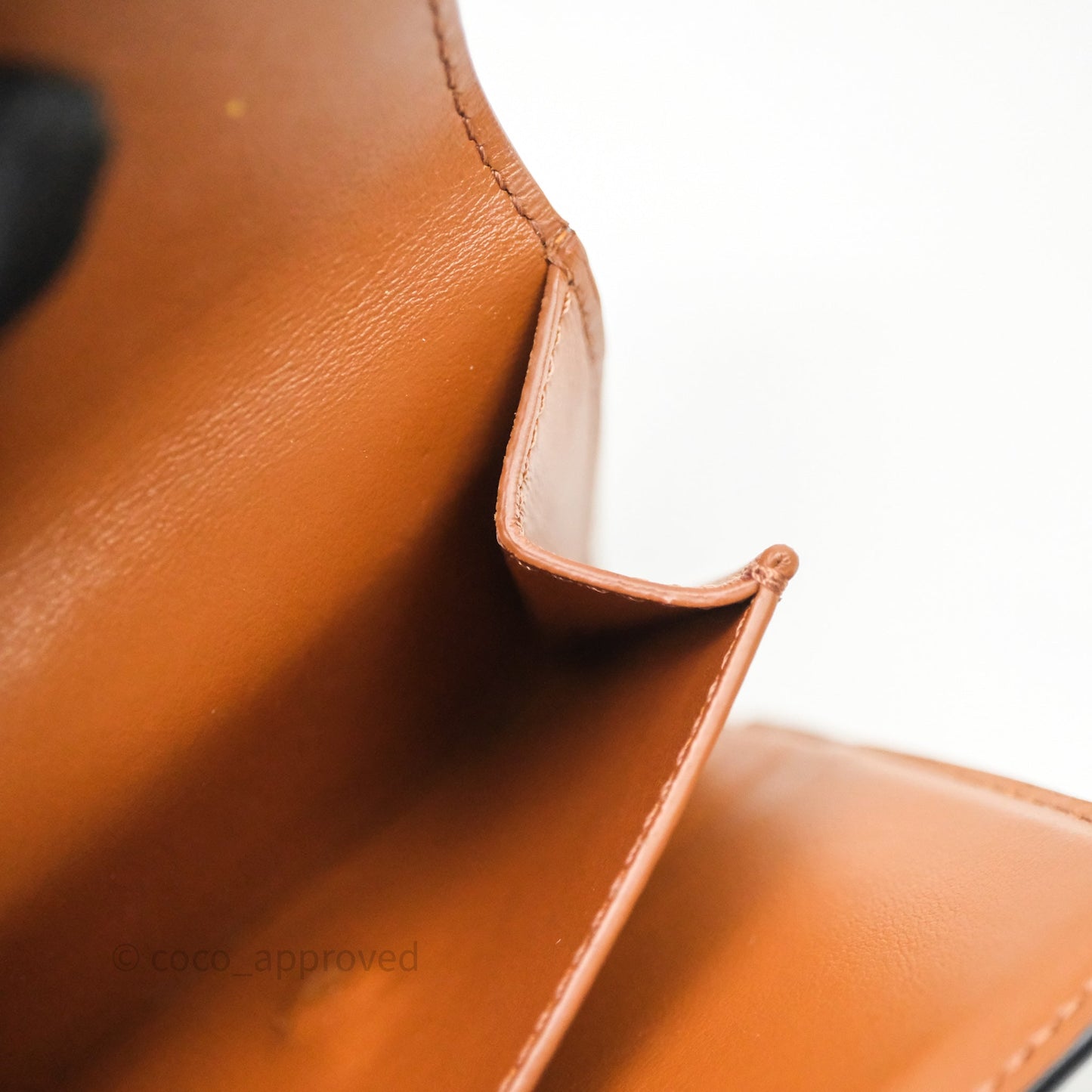 Celine Wallet In Triomphe Canvas Tan