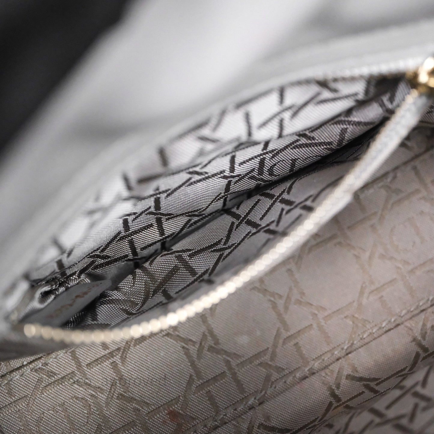 Christian Dior Mini Lady Dior Iridescent Grey Lambskin Cannage Gold Hardware