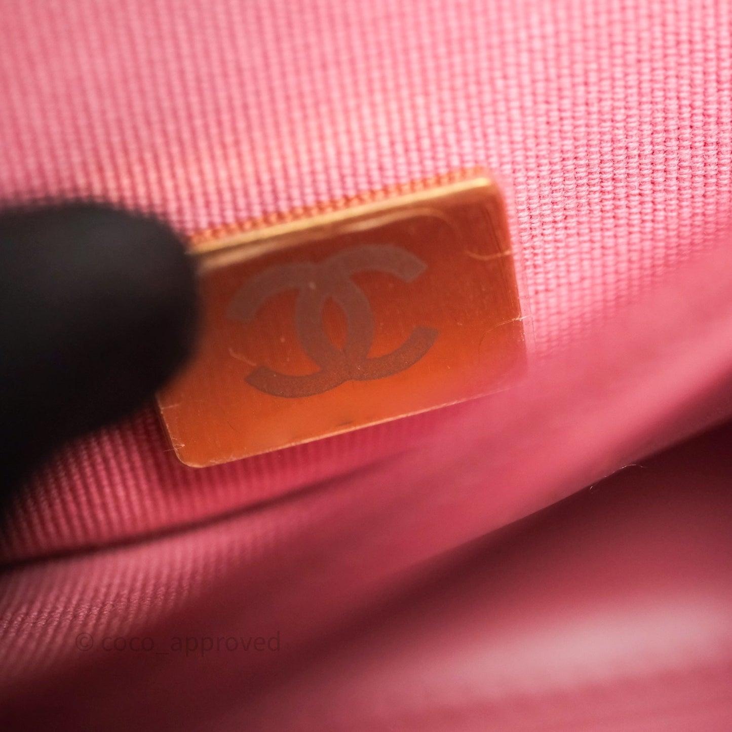 Chanel Kelly Bag Pink Tweed Aged Gold Hardware