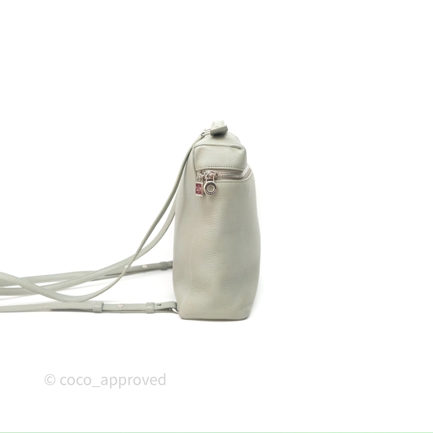 Loro Piana Extra Pocket Backpack L23.5 Eucalyptus/Antique Silver Hardware