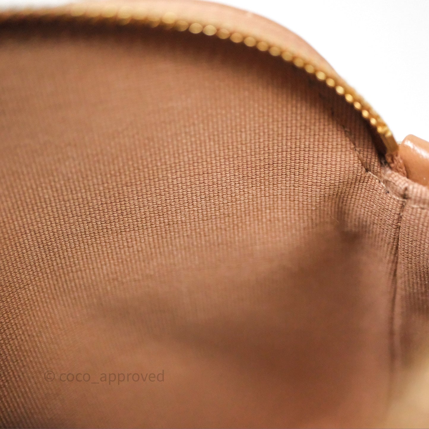 Chanel Mini Handle Clutch with Chain Beige Lambskin Gold Hardware