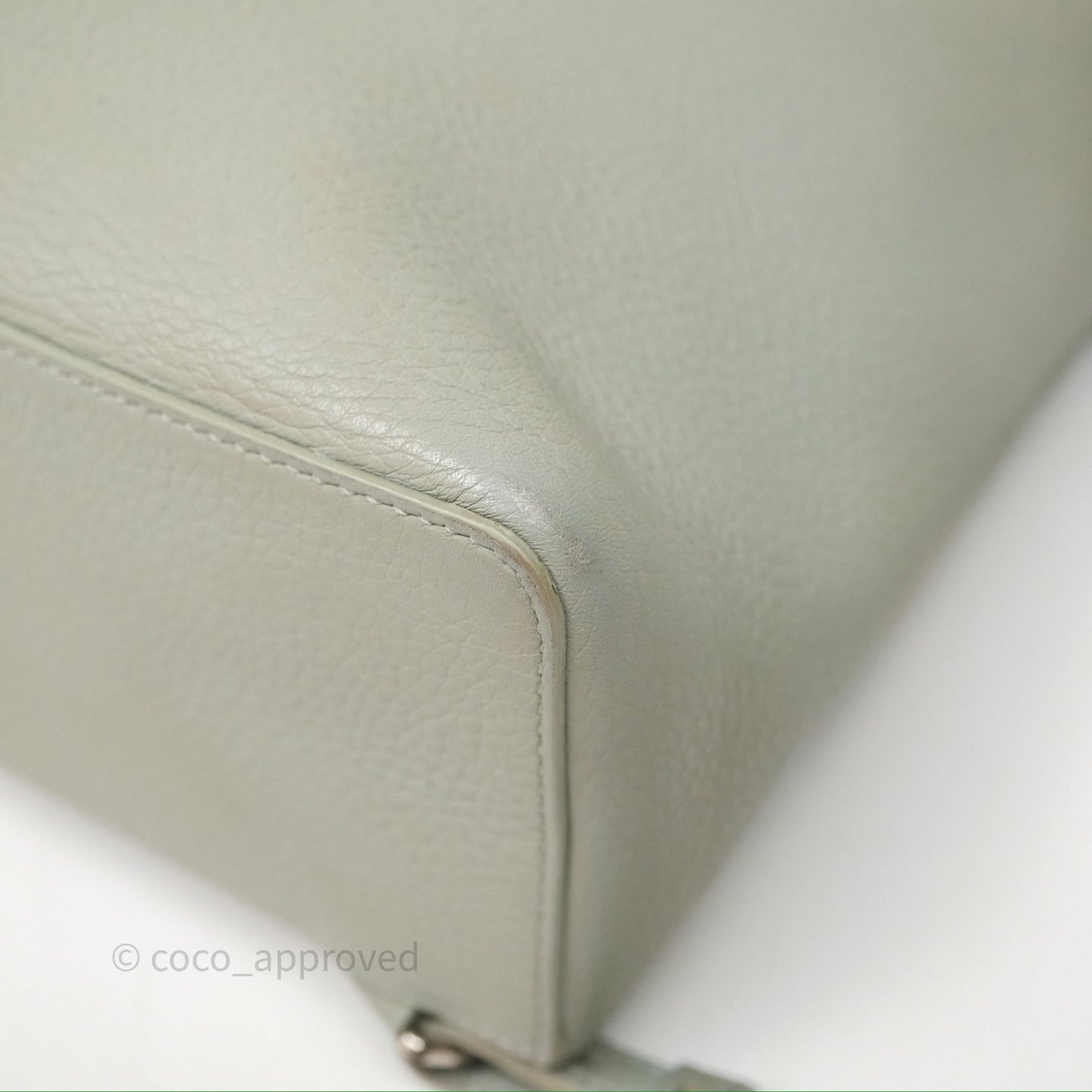 Loro Piana Extra Pocket Backpack L23.5 Eucalyptus/Antique Silver Hardware