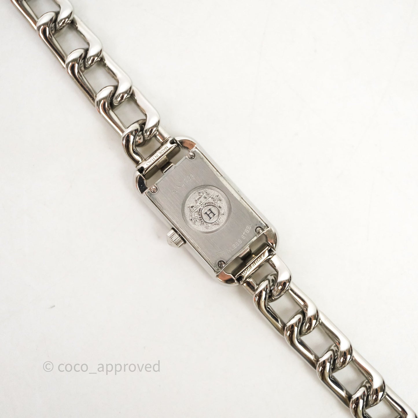 Hermès Nantucket Watch Diamonds Aventurine Dial Small Model 29 mm