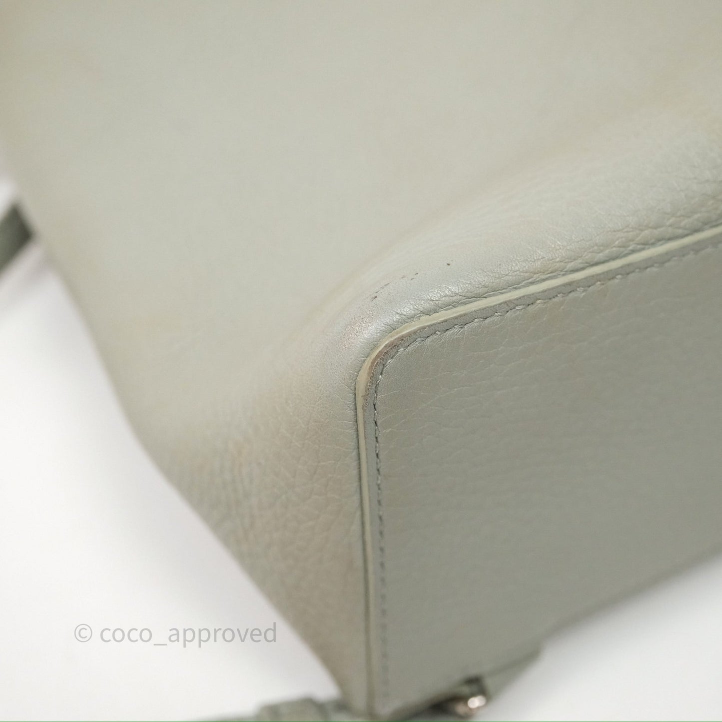 Loro Piana Extra Pocket Backpack L23.5 Eucalyptus/Antique Silver Hardware