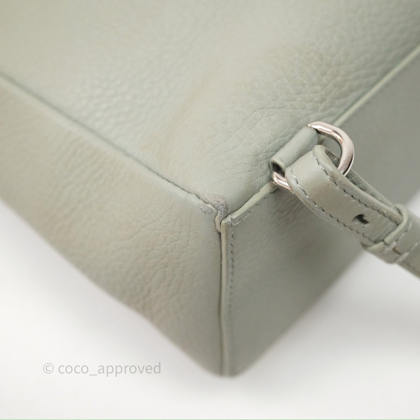 Loro Piana Extra Pocket Backpack L23.5 Eucalyptus/Antique Silver Hardware