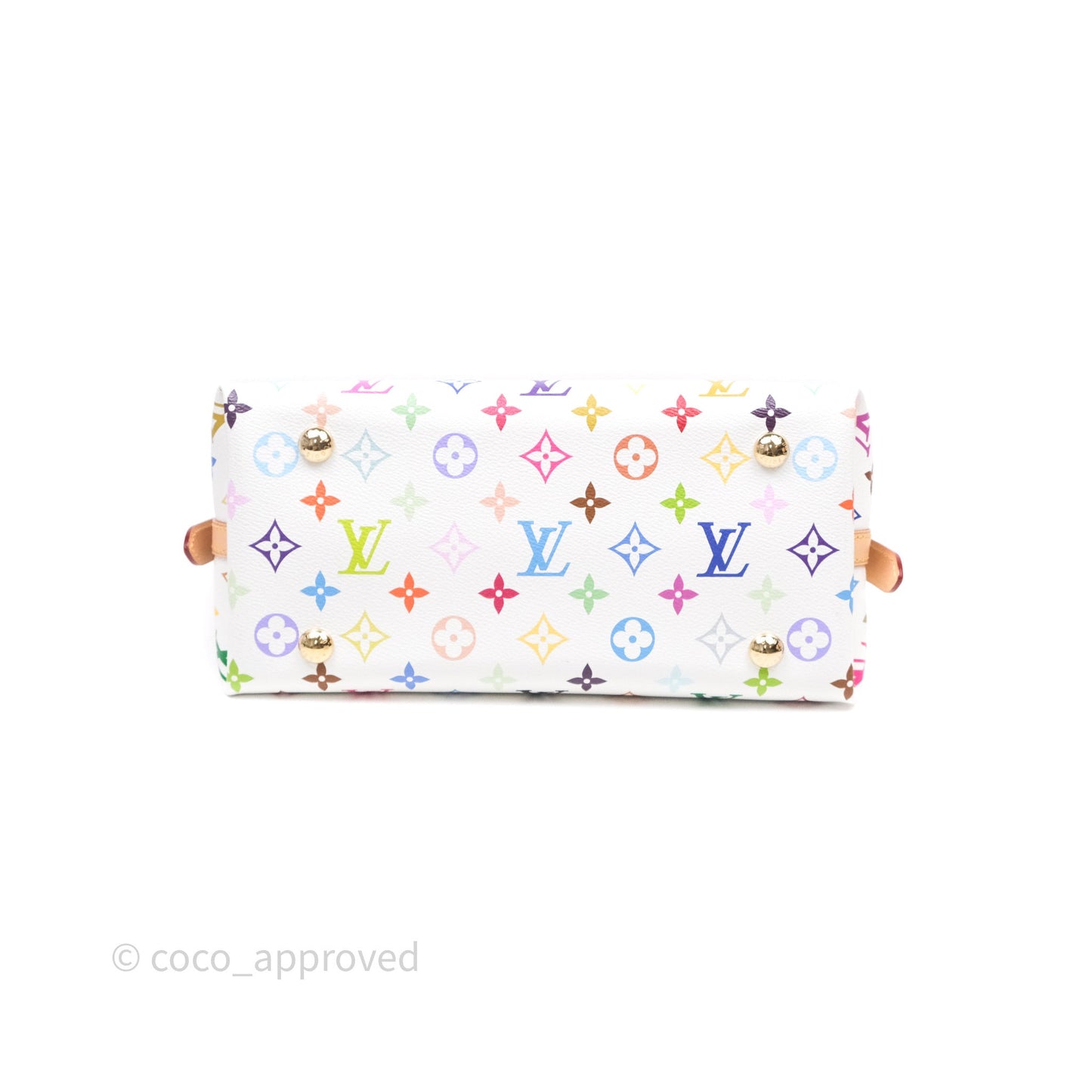 Louis Vuitton x Takashi Murakami CarryAll PM White Rainbow