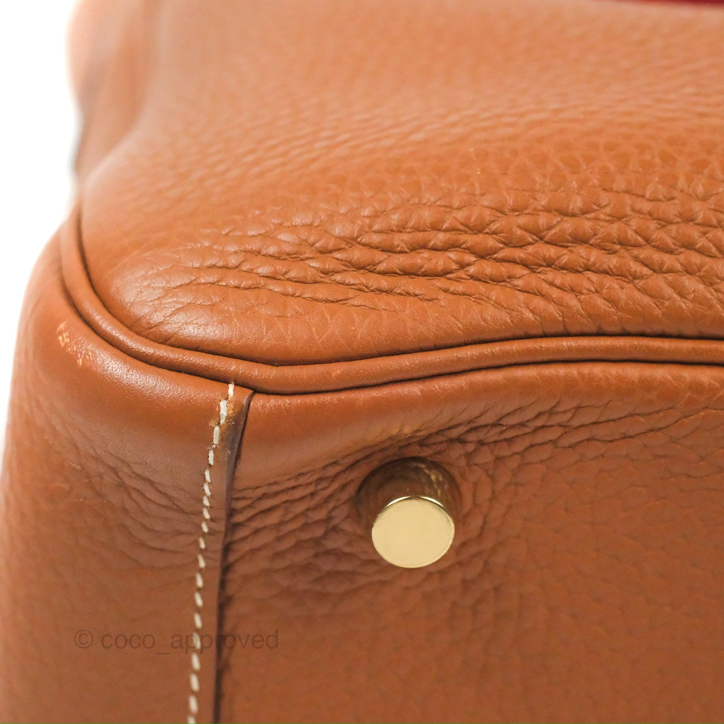 Hermès Lindy 26 Gold Verso Rouge Tomate Clemence Gold Hardware