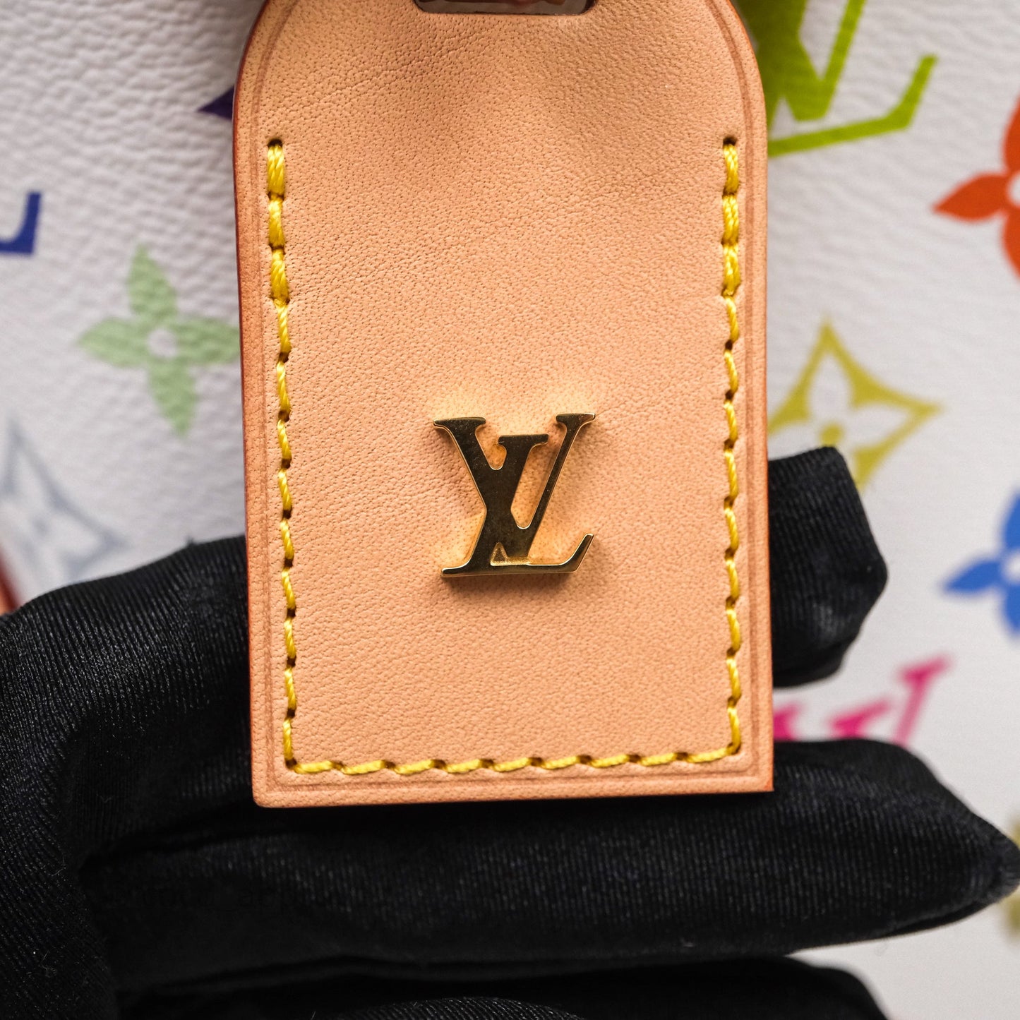 Louis Vuitton x Takashi Murakami CarryAll PM White Rainbow