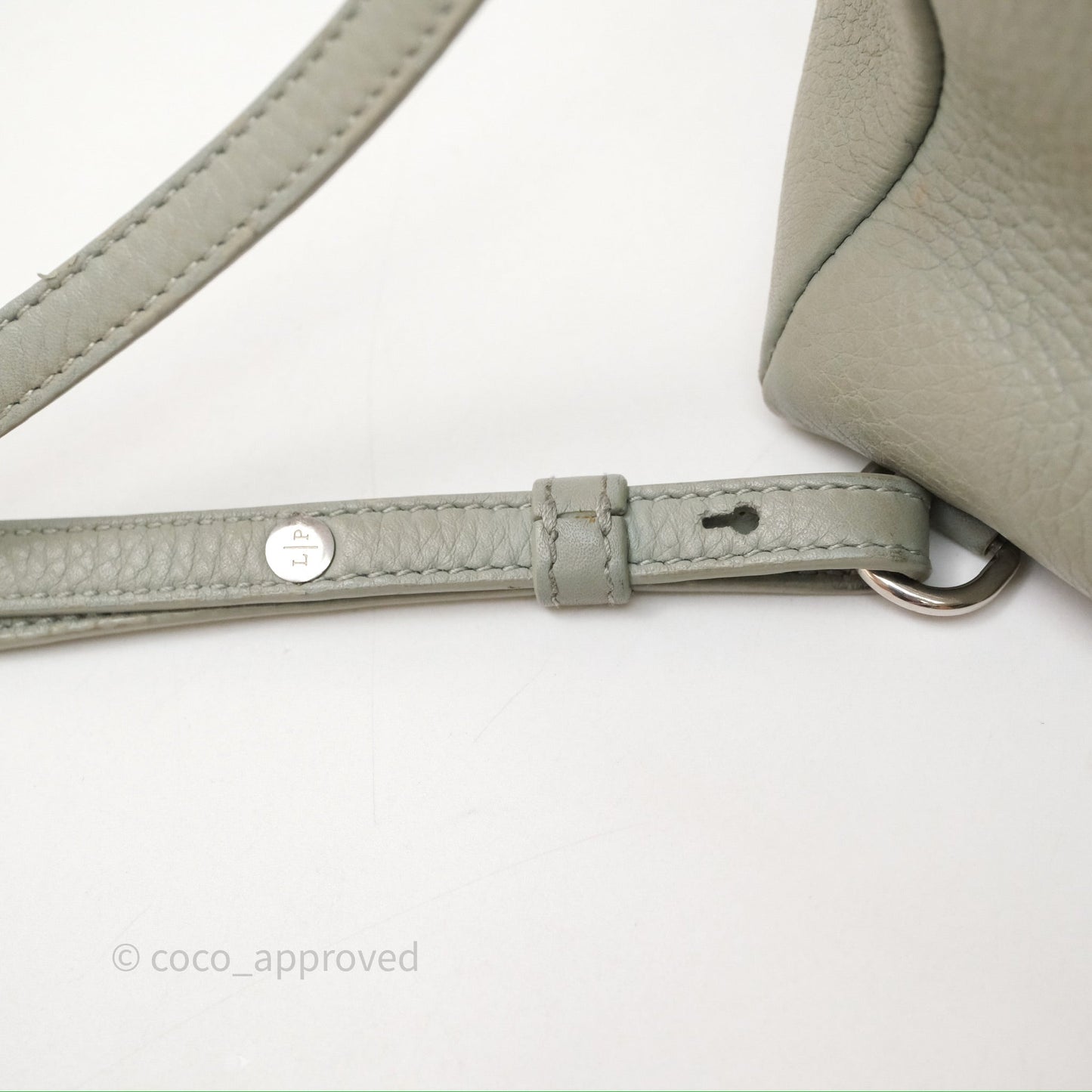 Loro Piana Extra Pocket Backpack L23.5 Eucalyptus/Antique Silver Hardware