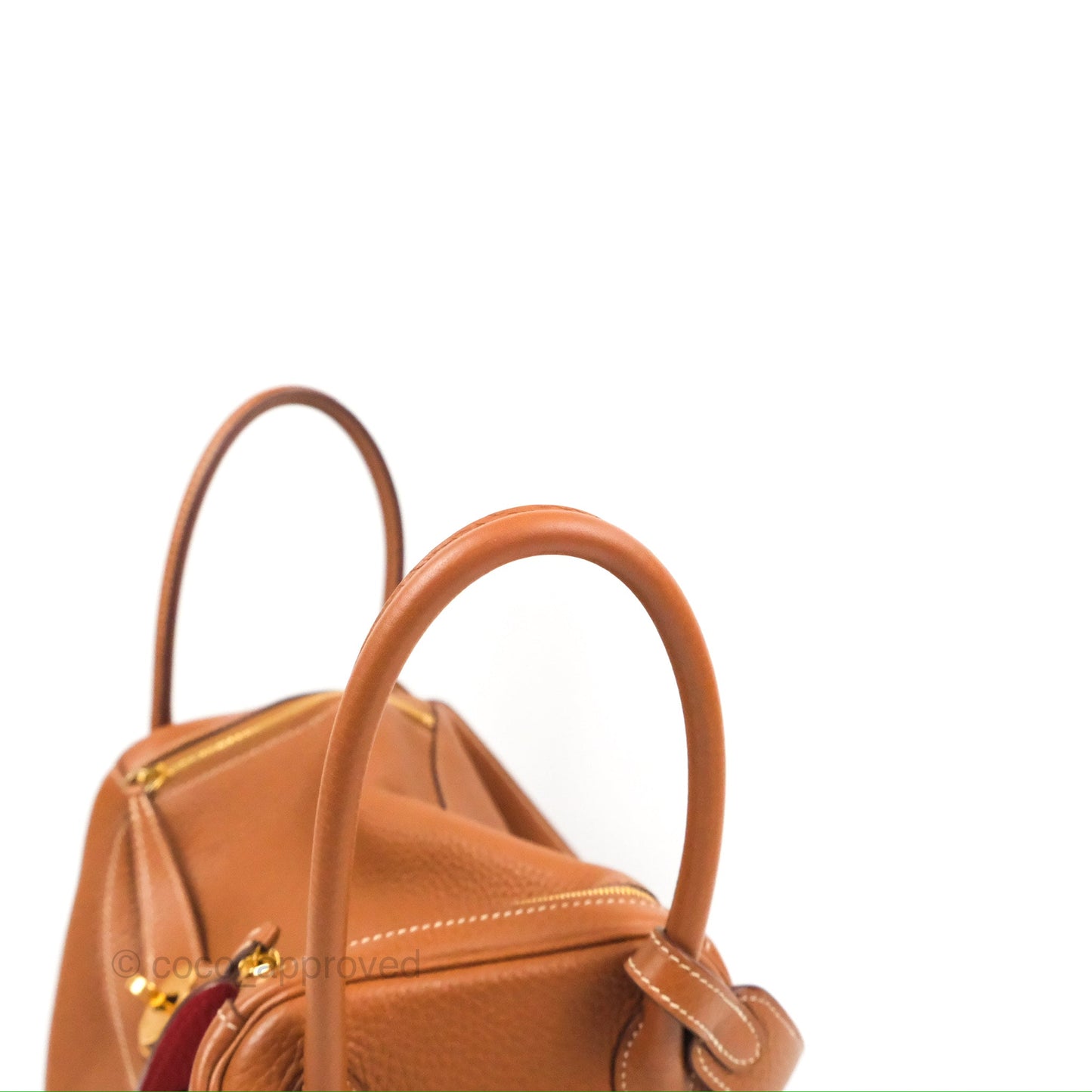 Hermès Lindy 26 Gold Verso Rouge Tomate Clemence Gold Hardware