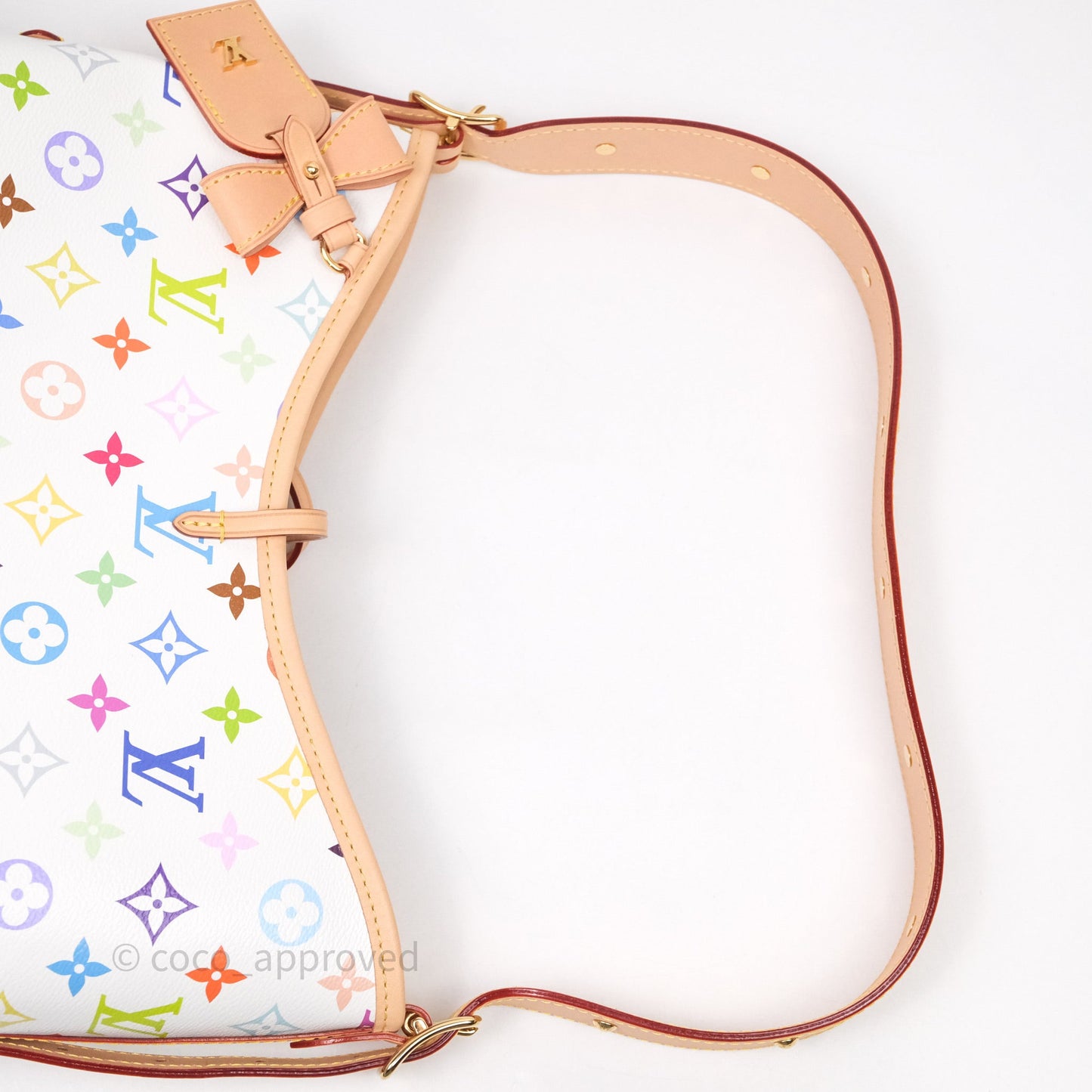 Louis Vuitton x Takashi Murakami CarryAll PM White Rainbow