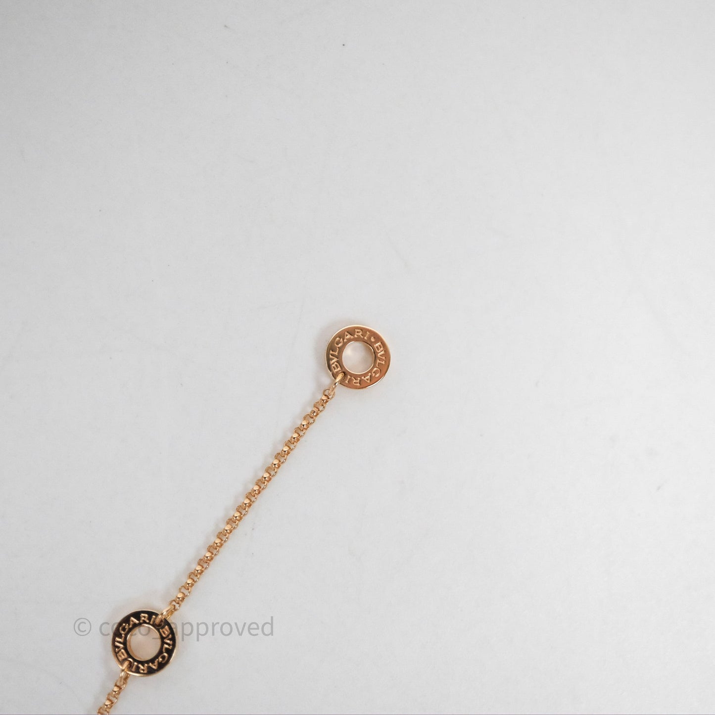 Bvlgari Mini Zero1 Necklace Rose Gold