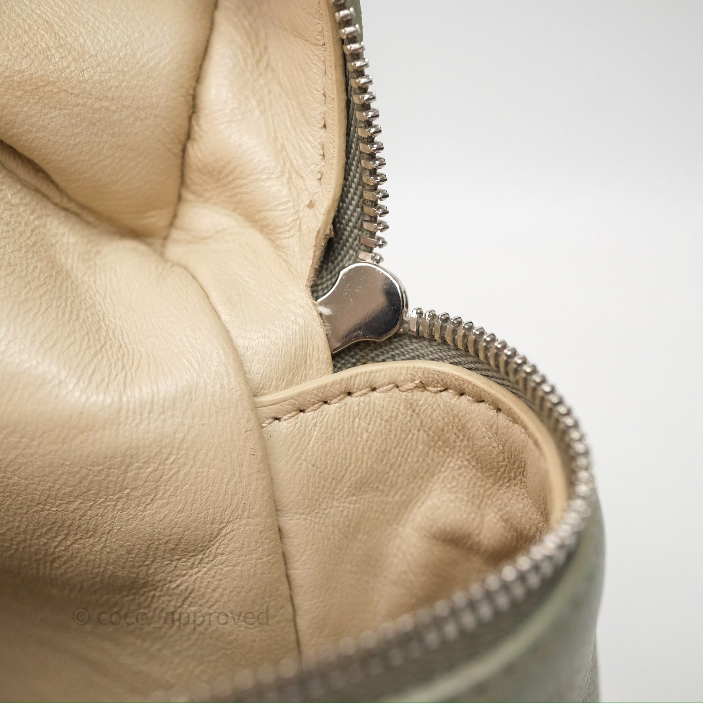 Loro Piana Extra Pocket Backpack L23.5 Eucalyptus/Antique Silver Hardware
