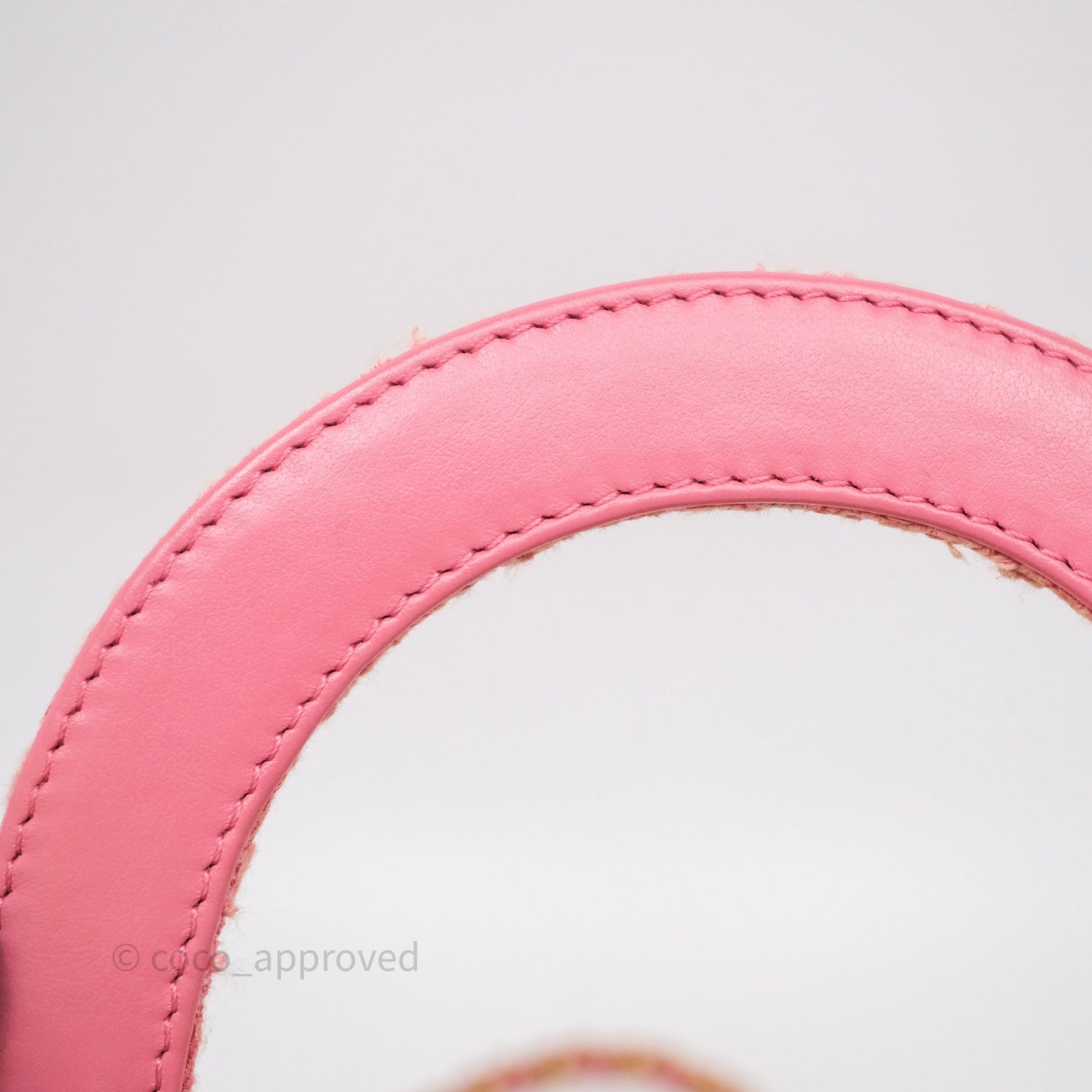 Chanel Kelly Bag Pink Tweed Aged Gold Hardware