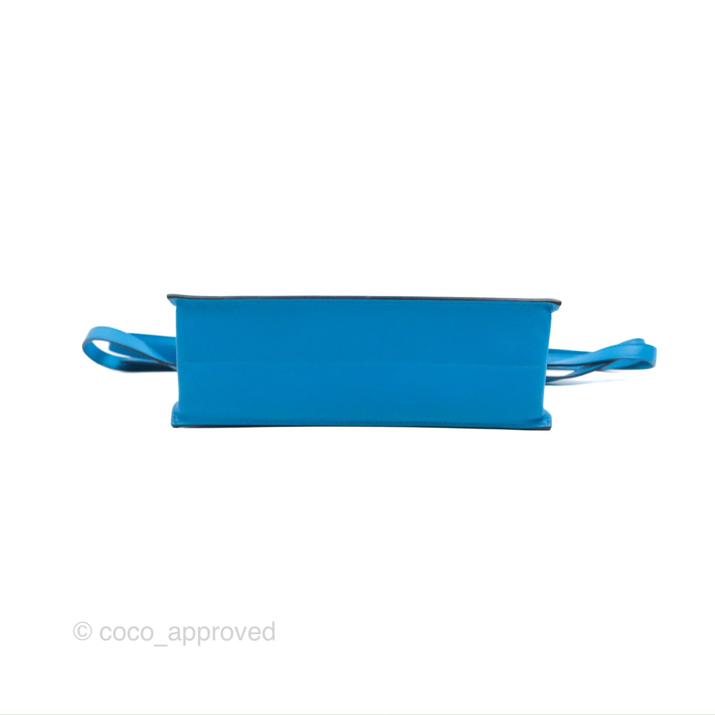 Hermès Kelly Danse II Bag Verso Veau Evercolor Bleu Frida/ Rose Mexico Palladium Hardware