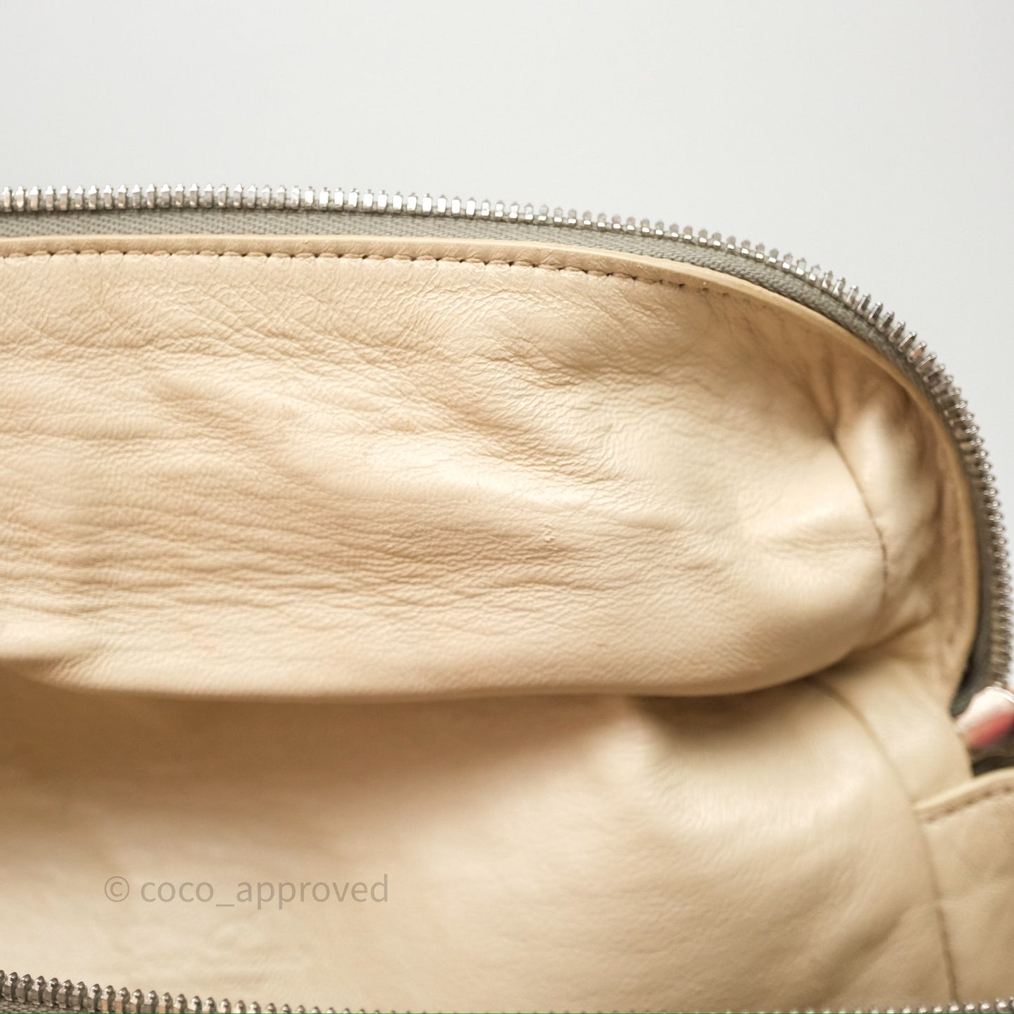 Loro Piana Extra Pocket Backpack L23.5 Eucalyptus/Antique Silver Hardware
