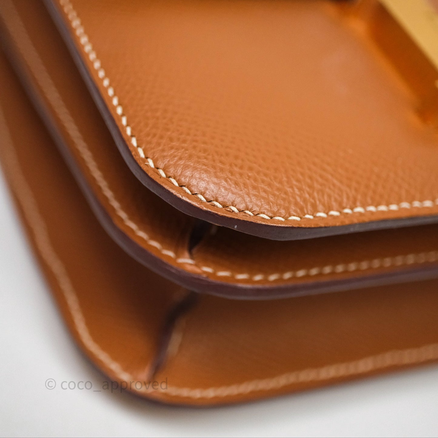 Hermès Constance Mini 18 Gold 37 Epsom Gold Hardware