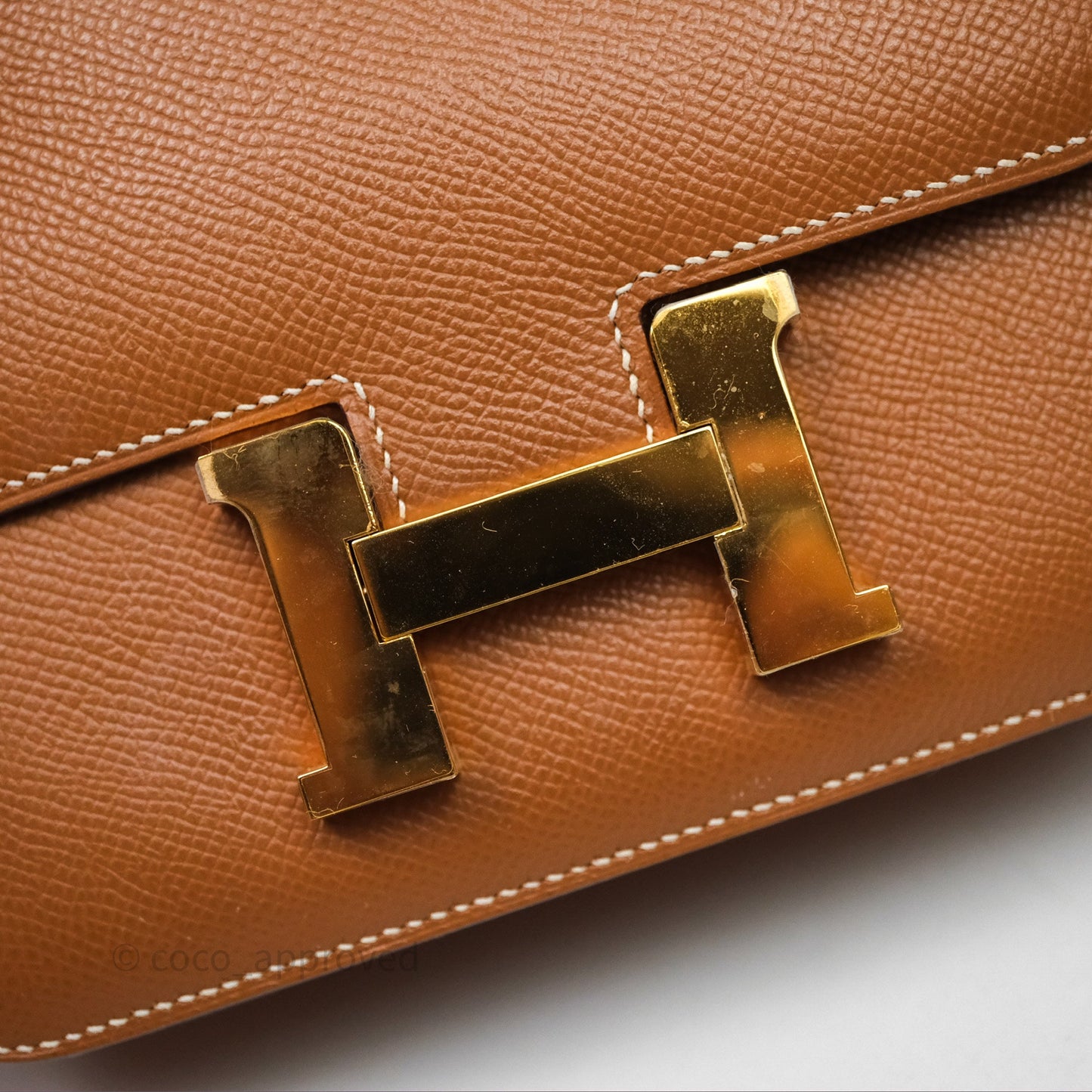 Hermès Constance Mini 18 Gold 37 Epsom Gold Hardware