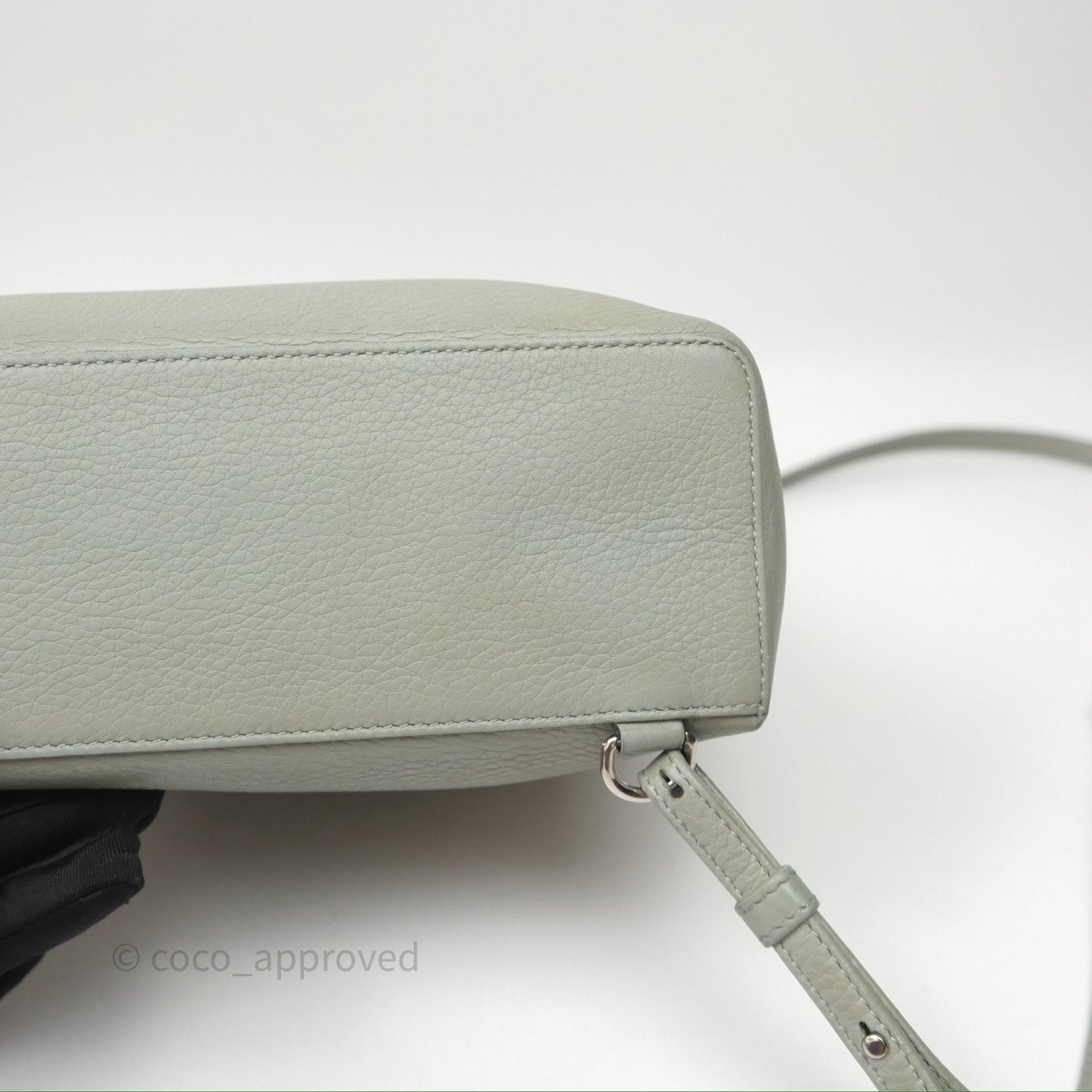 Loro Piana Extra Pocket Backpack L23.5 Eucalyptus/Antique Silver Hardware