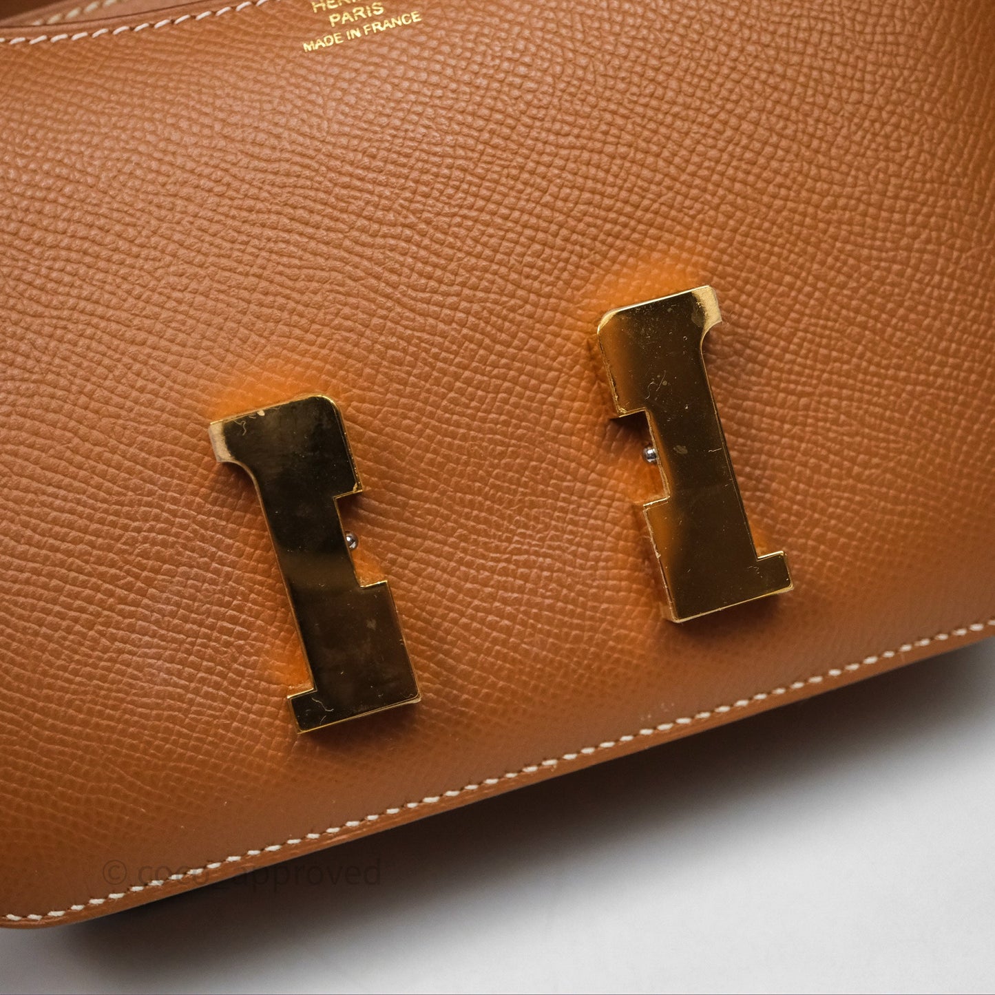 Hermès Constance Mini 18 Gold 37 Epsom Gold Hardware