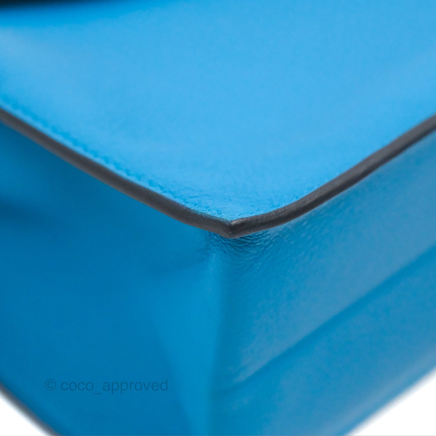 Hermès Kelly Danse II Bag Verso Veau Evercolor Bleu Frida/ Rose Mexico Palladium Hardware