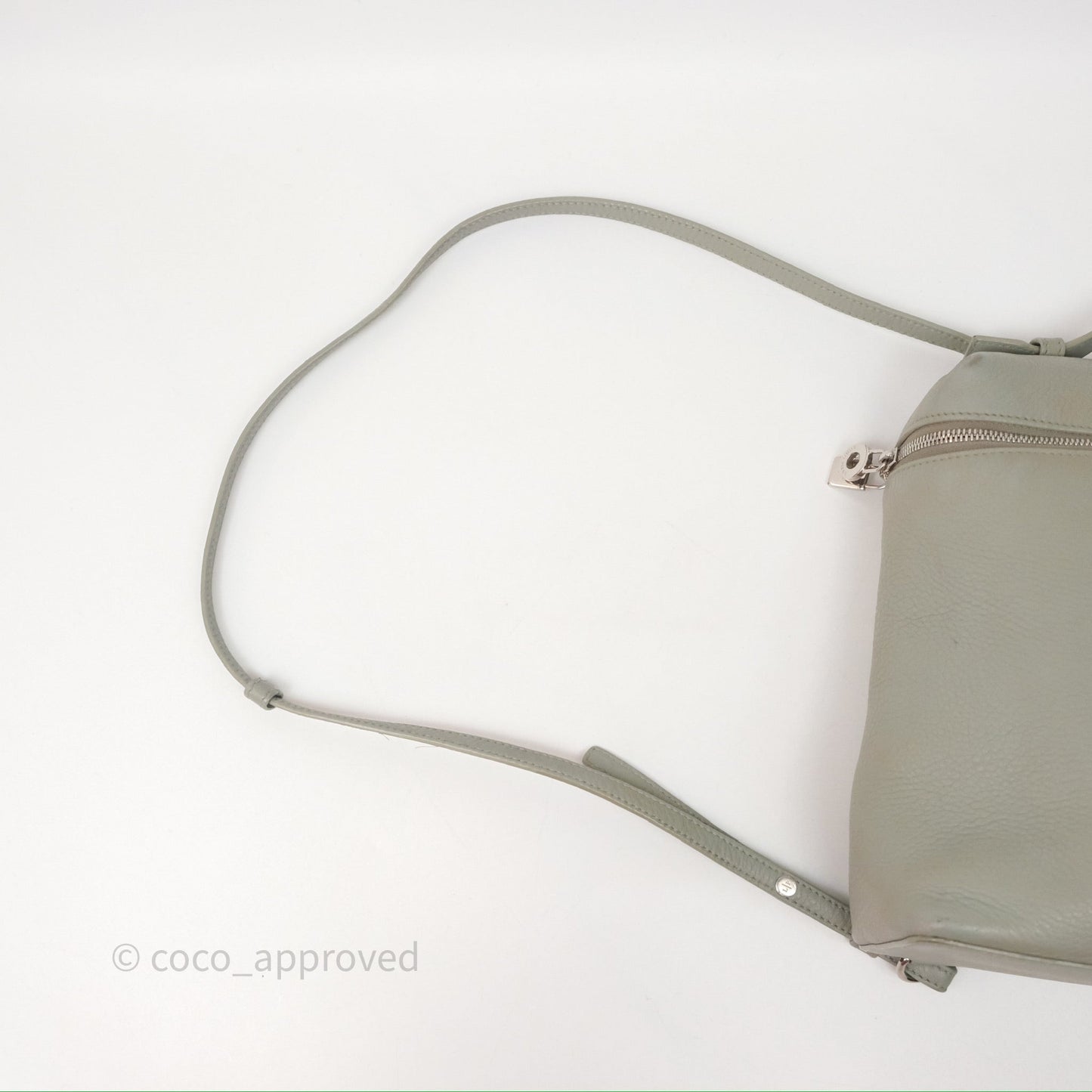 Loro Piana Extra Pocket Backpack L23.5 Eucalyptus/Antique Silver Hardware