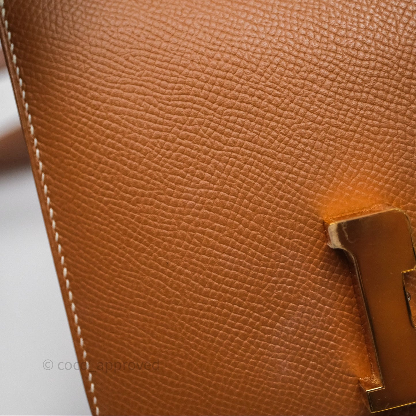 Hermès Constance Mini 18 Gold 37 Epsom Gold Hardware