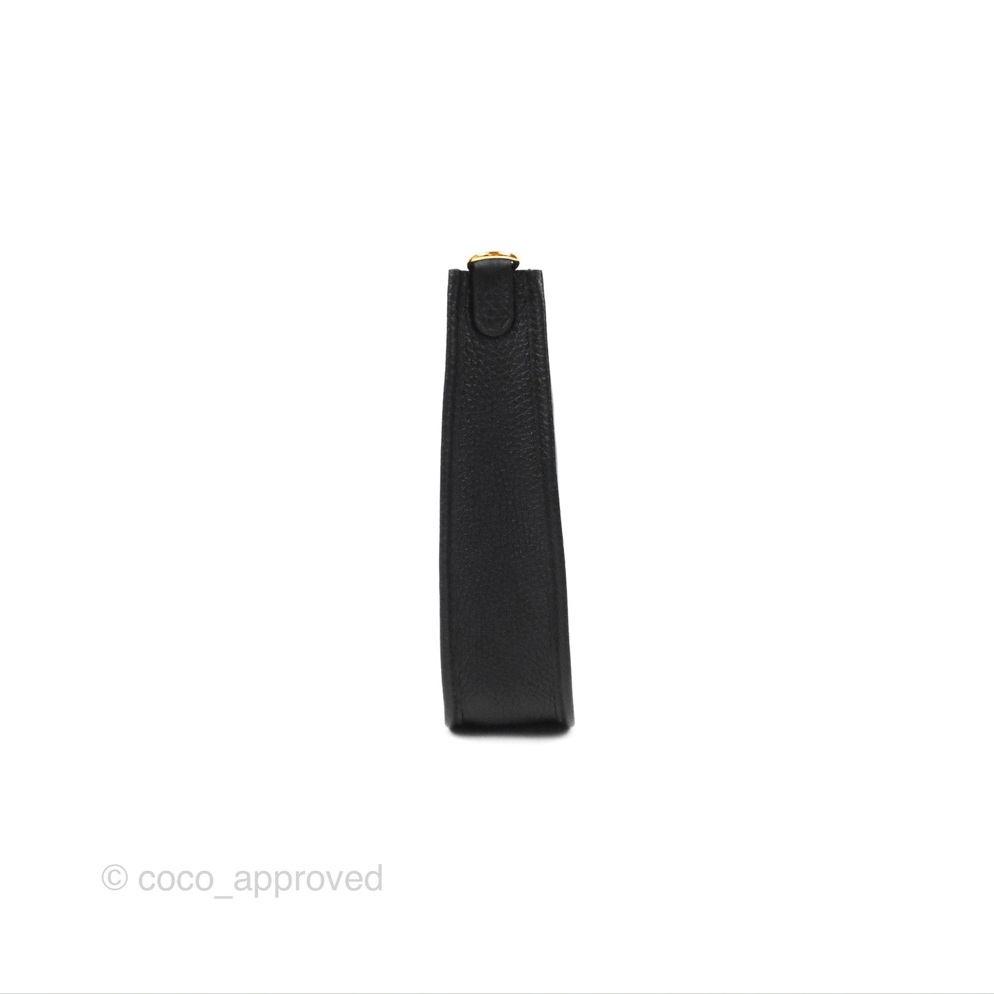 Hermès Mini Evelyne 16 Black Clemence Gold Hardware