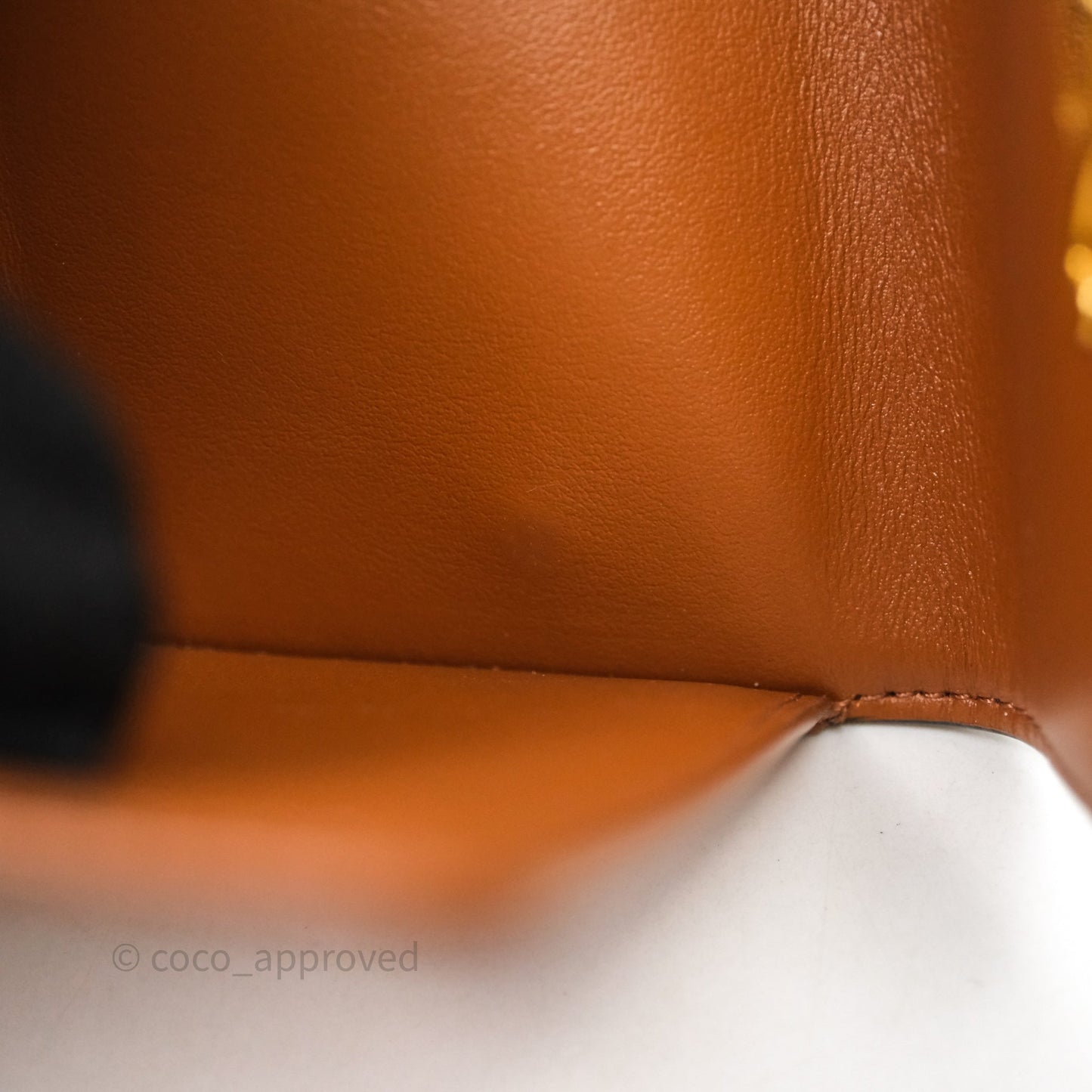 Celine Compact Wallet with Coin Triomphe Canvas Tan Lambskin