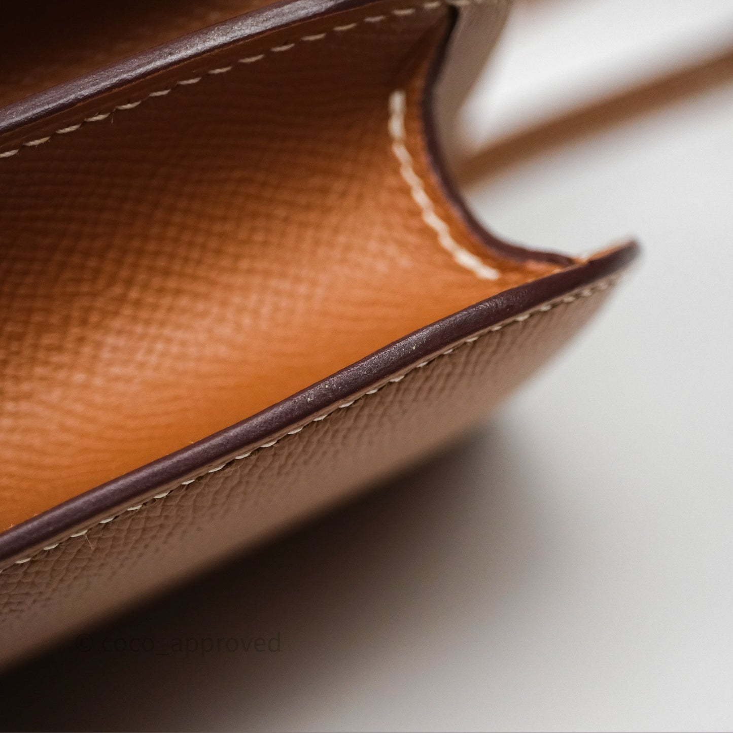 Hermès Constance Mini 18 Gold 37 Epsom Gold Hardware