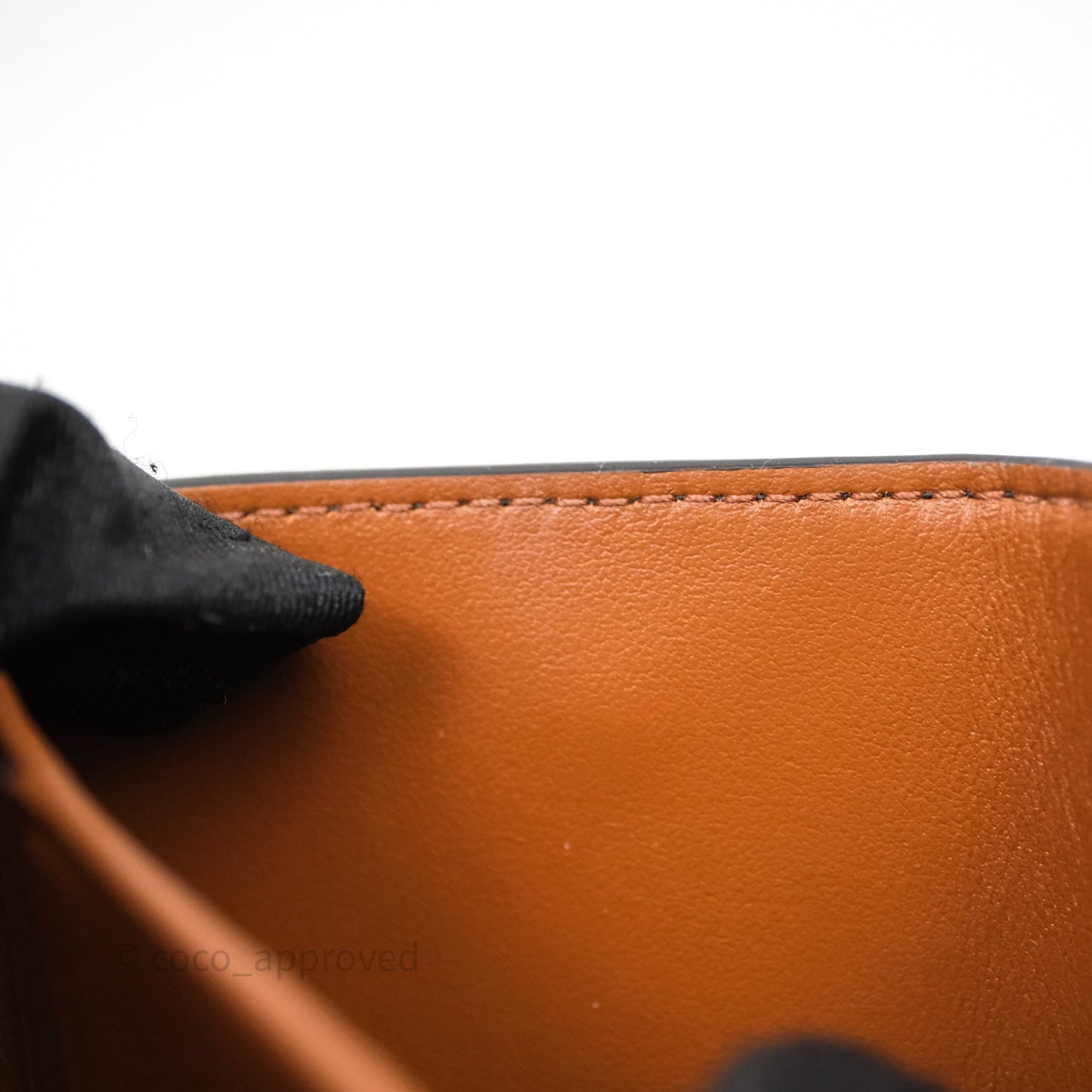 Celine Compact Wallet with Coin Triomphe Canvas Tan Lambskin