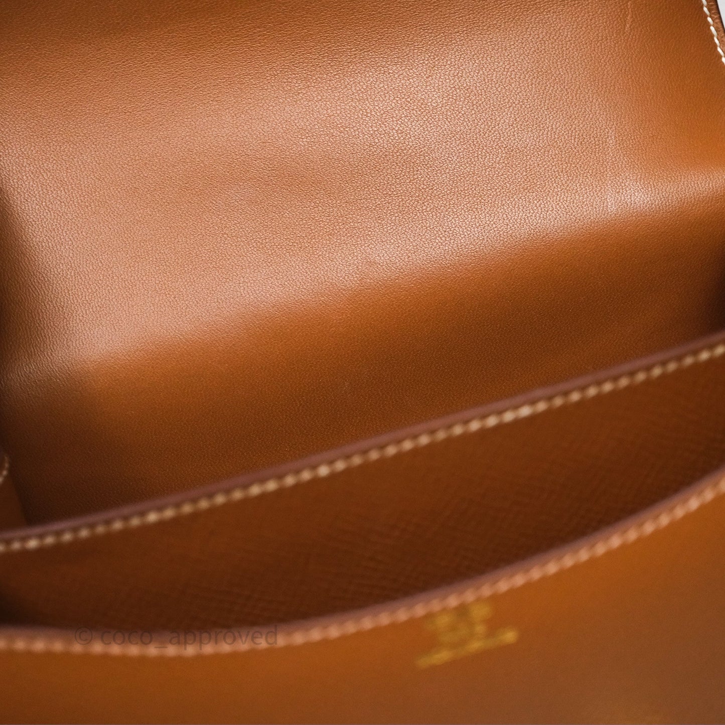 Hermès Constance Mini 18 Gold 37 Epsom Gold Hardware