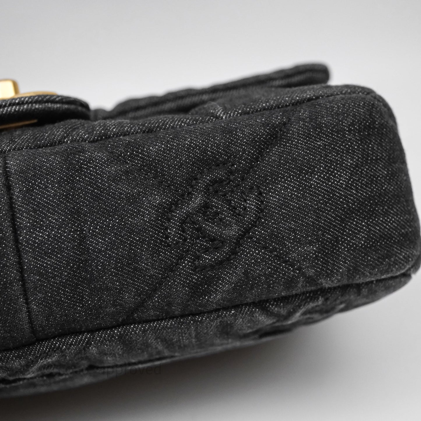 Chanel Medium Funky Town Flap Denim Aged Gold Hardware 22S