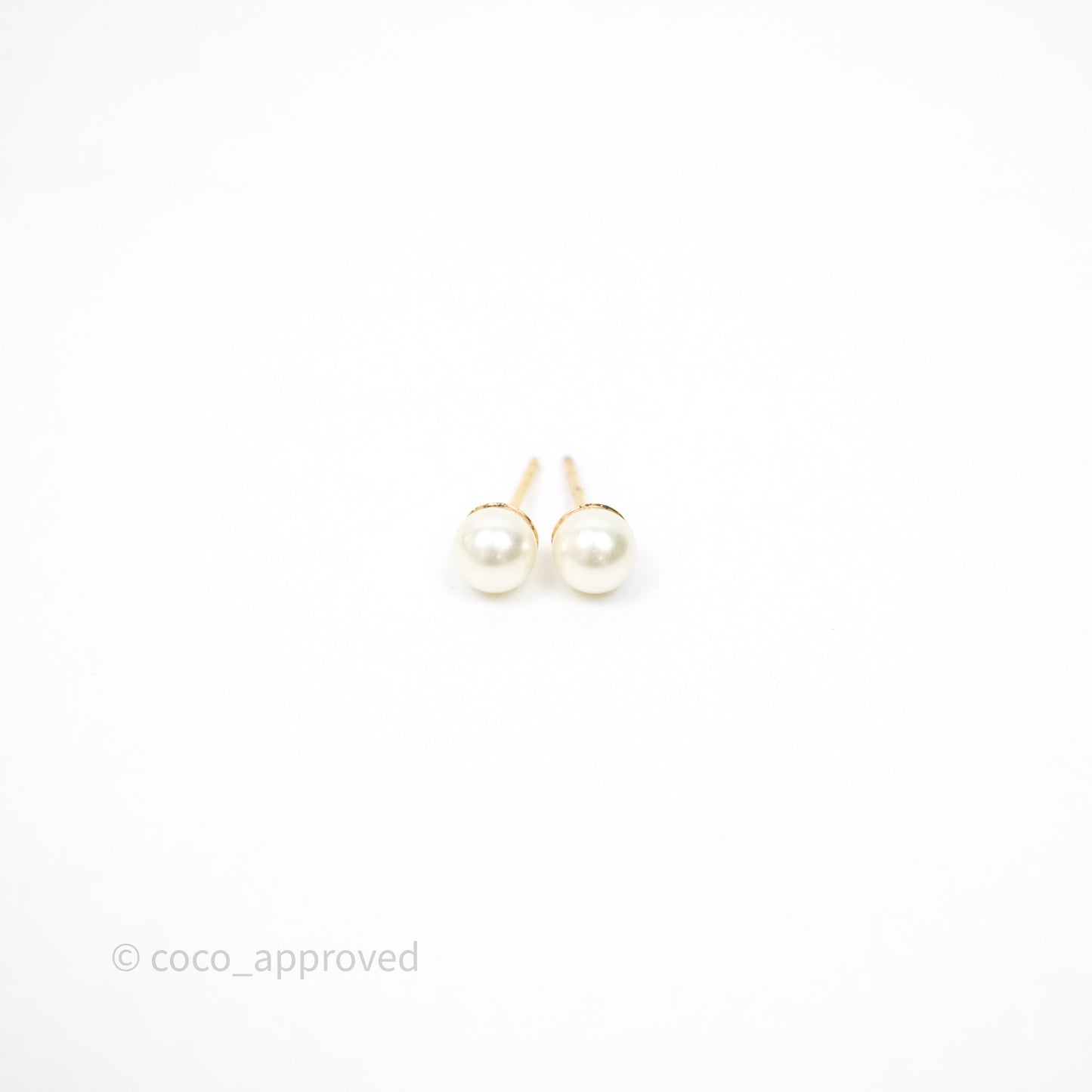 Christian Dior Pearl Tribales CD Drop Star Earrings Gold Tone
