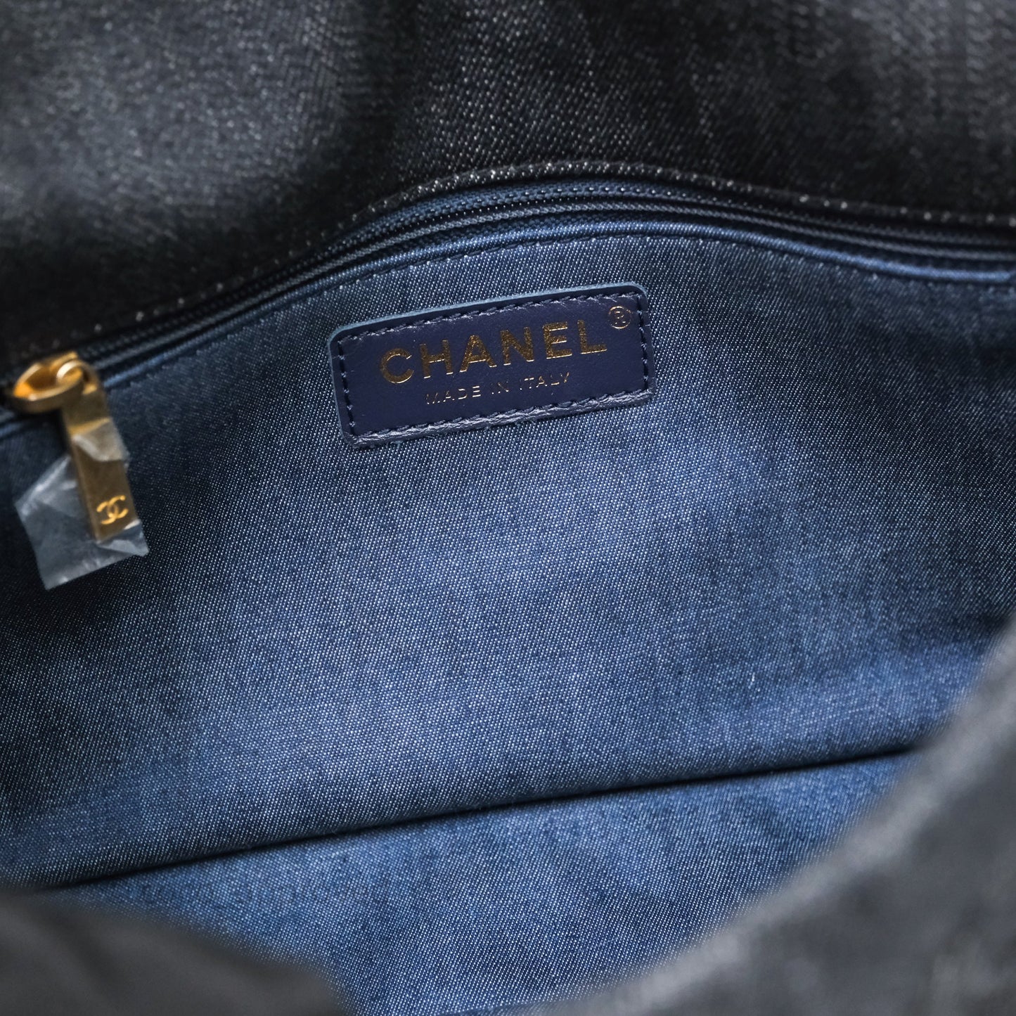 Chanel Medium Funky Town Flap Denim Aged Gold Hardware 22S