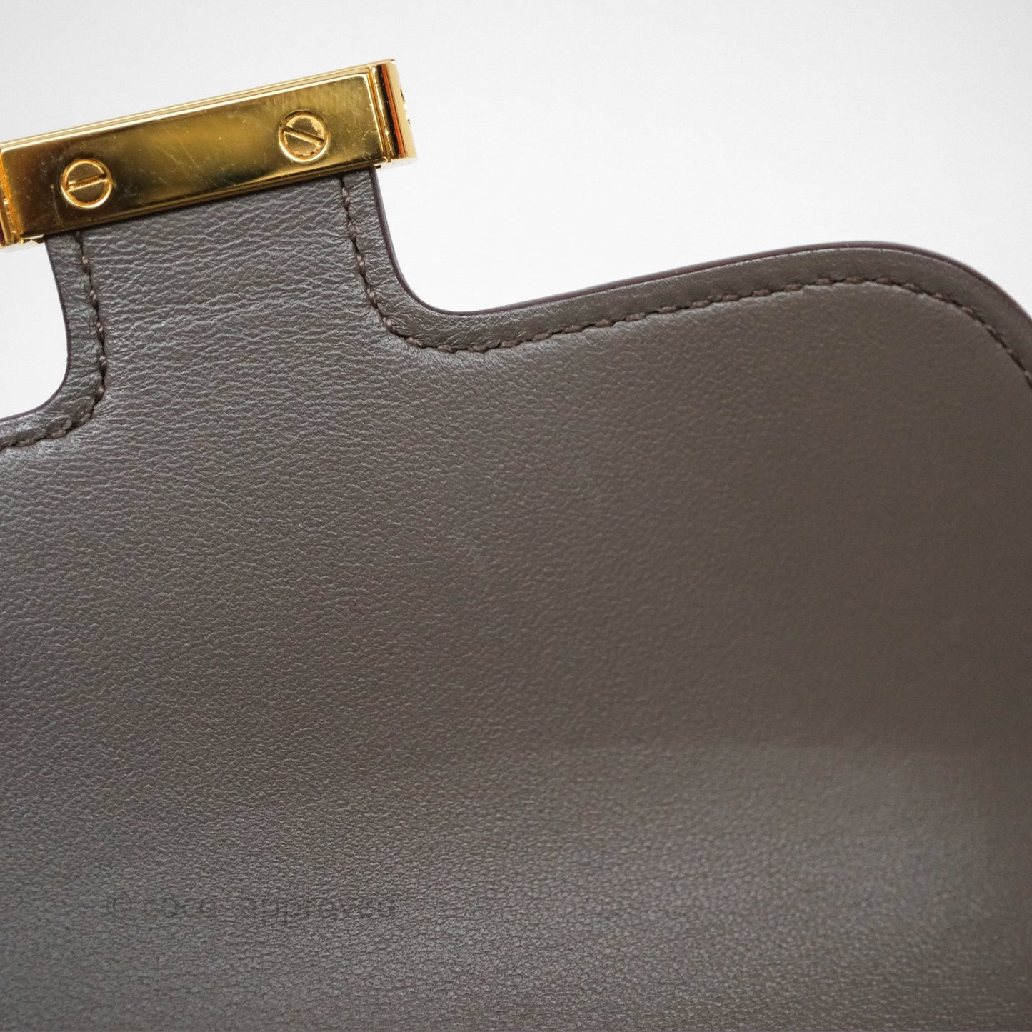 Hermès Constance Slim Wallet Gris Etain 8F Epsom Gold Hardware