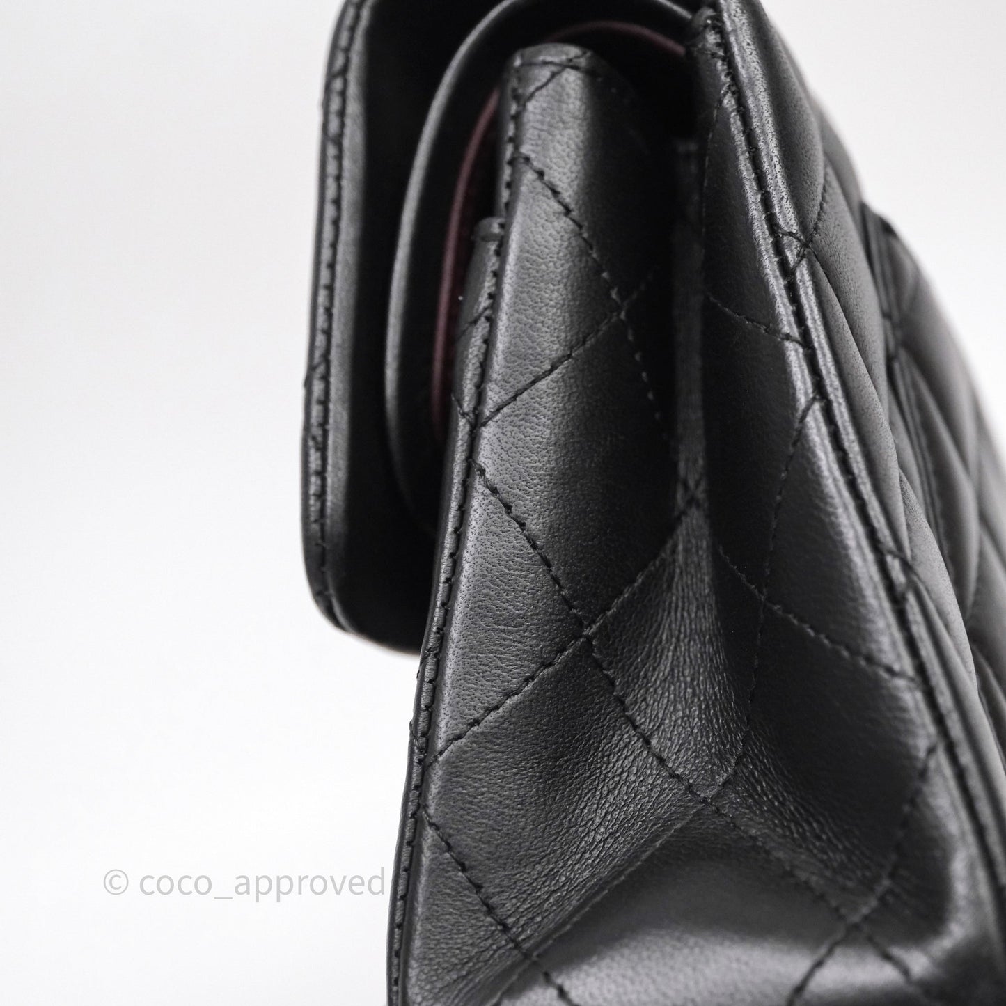 Chanel Small Classic Flap Quilted Black Lambskin Gold Hardware