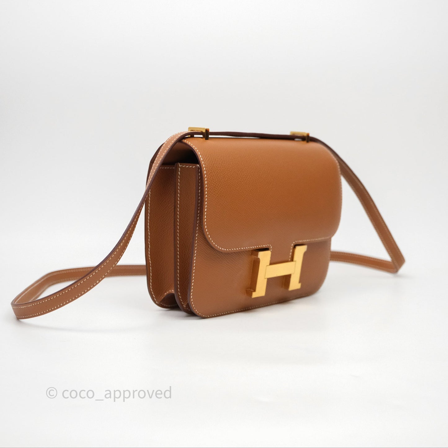 Hermès Constance Mini 18 Gold 37 Epsom Gold Hardware