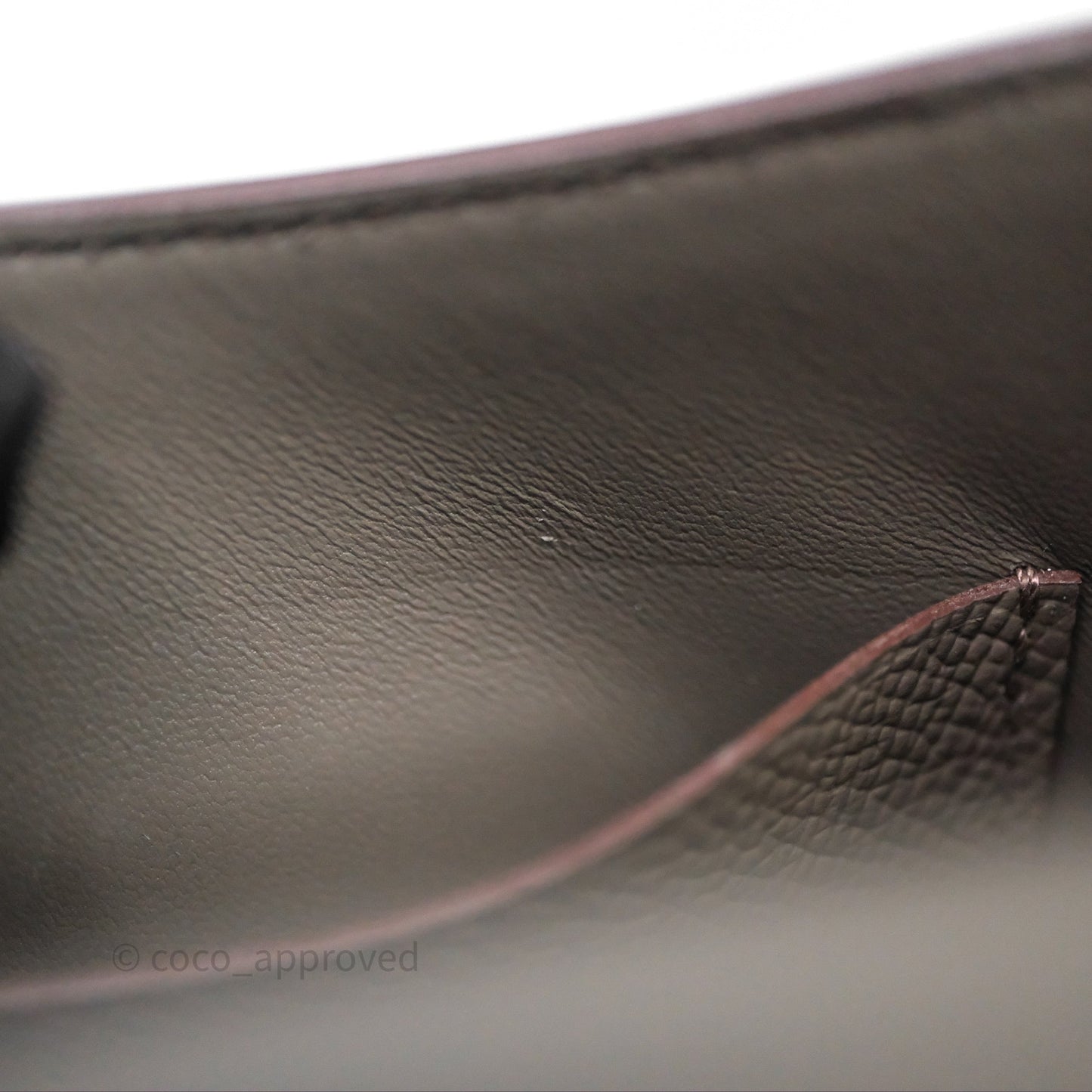 Hermès Constance Slim Wallet Gris Etain 8F Epsom Gold Hardware